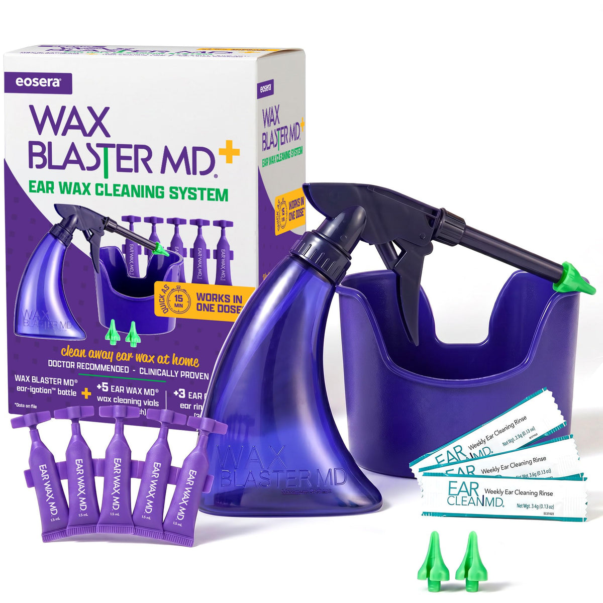 eosera Wax Blaster MD Ear Wax Cleaning System - Earwax MD Official Imagery - 1
