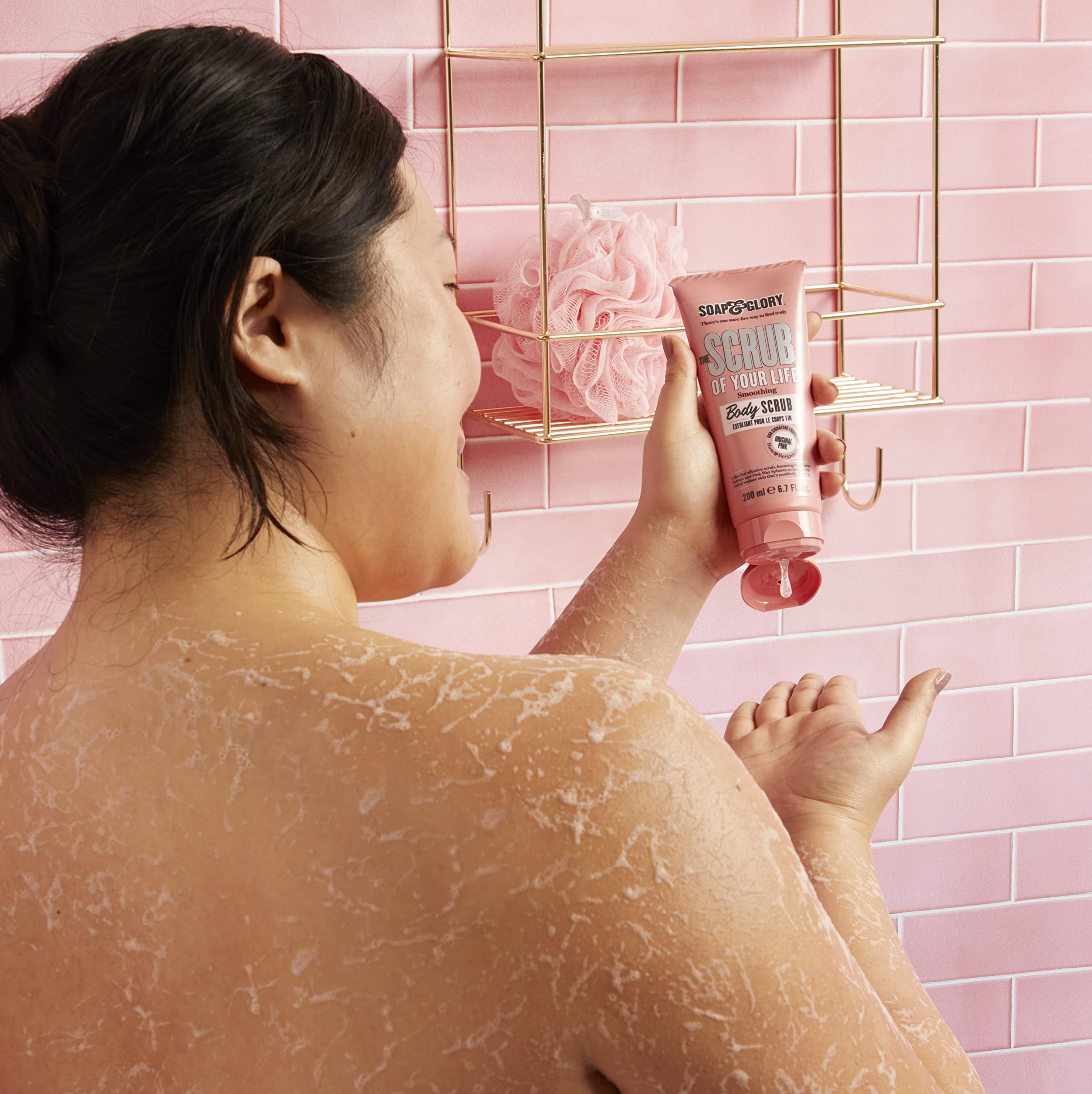 Soap & Glory Original Pink The Scrub of Your Life Body Exfoliator - Soap & Glory Official Product View 4