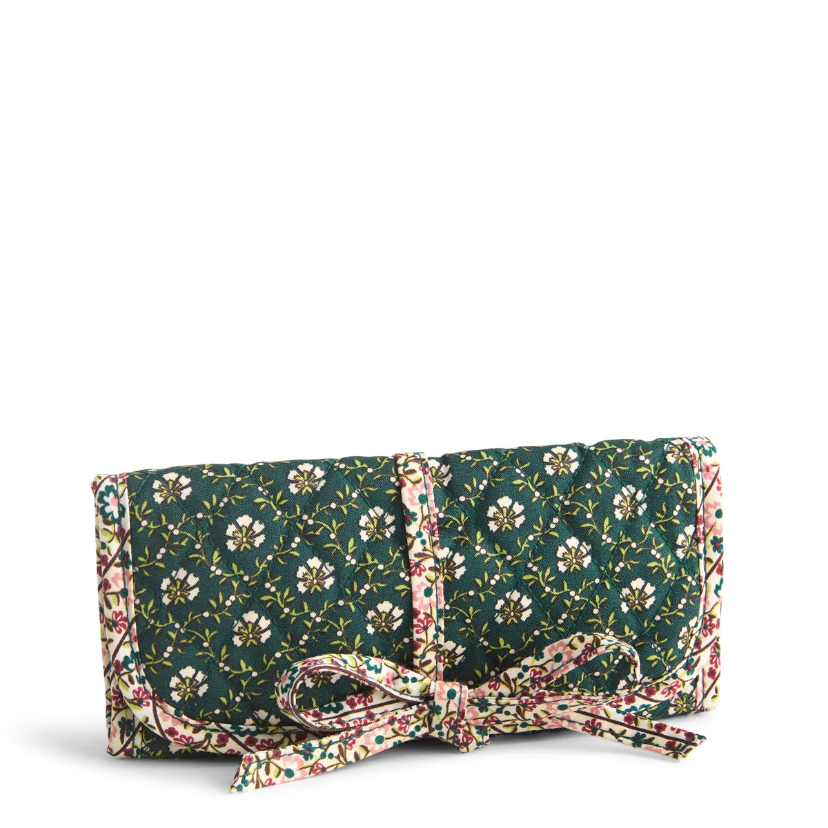 Vera Bradley womens Premium Cotton Jewelry Roll - Vera Bradley Official Imagery - 6