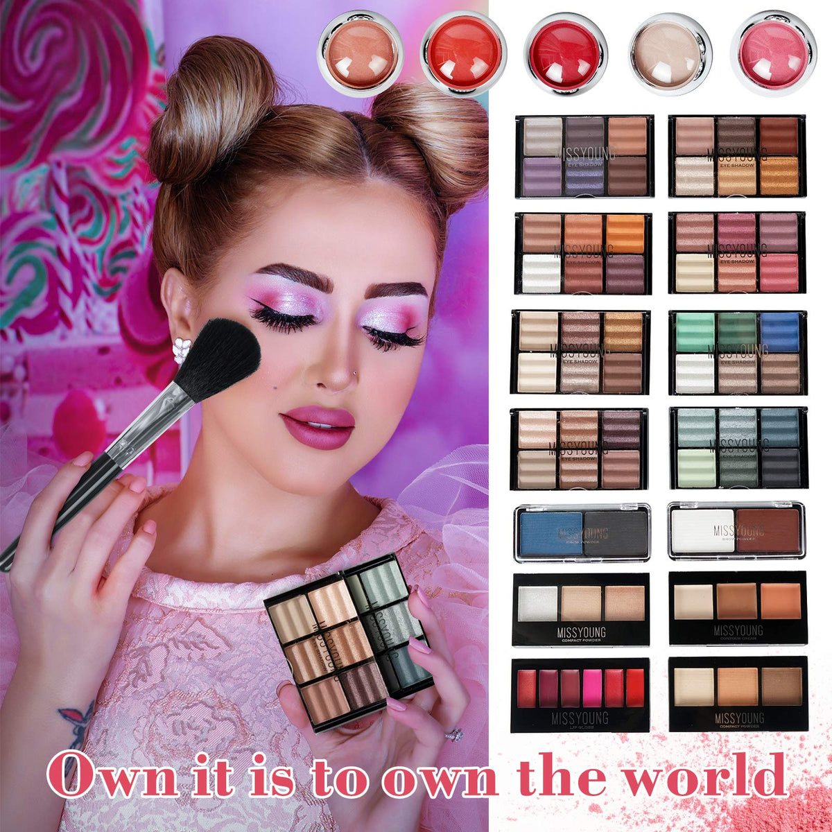 Joyeee All in One Makeup Kit 106Pcs Women Full Set Make up - Joyeee Official Imagery - 5