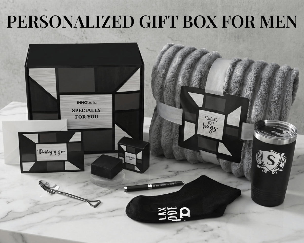 InnoBeta Personalized Gift Baskets for Men who Have - InnoBeta Official Imagery - 4