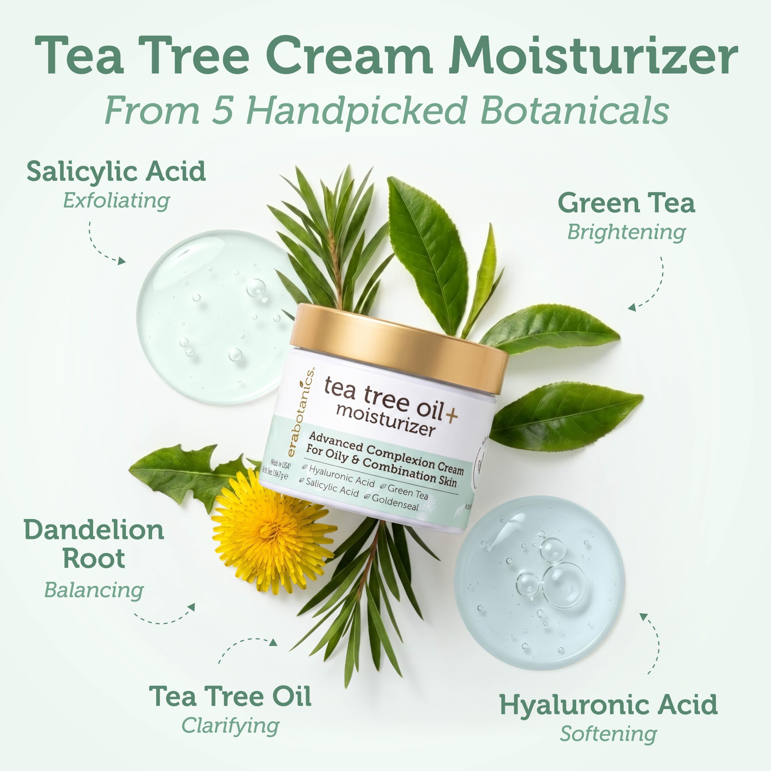 Era Organics Tea Tree Oil Face Cream - Era Organics Official Imagery - 4