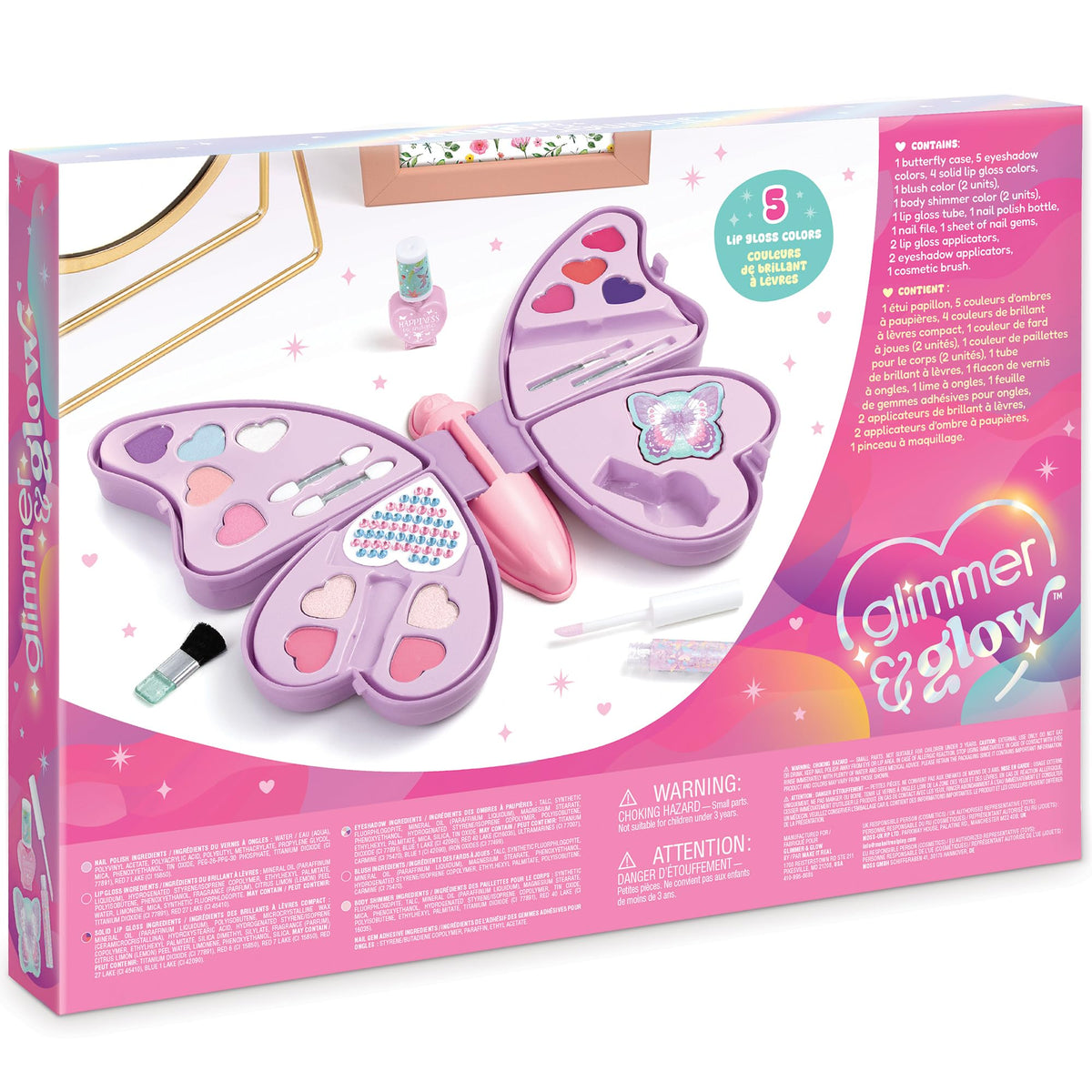 Make It Real Glimmer Glow Butterfly Cosmetic Set - Make It Real Official Imagery - 3