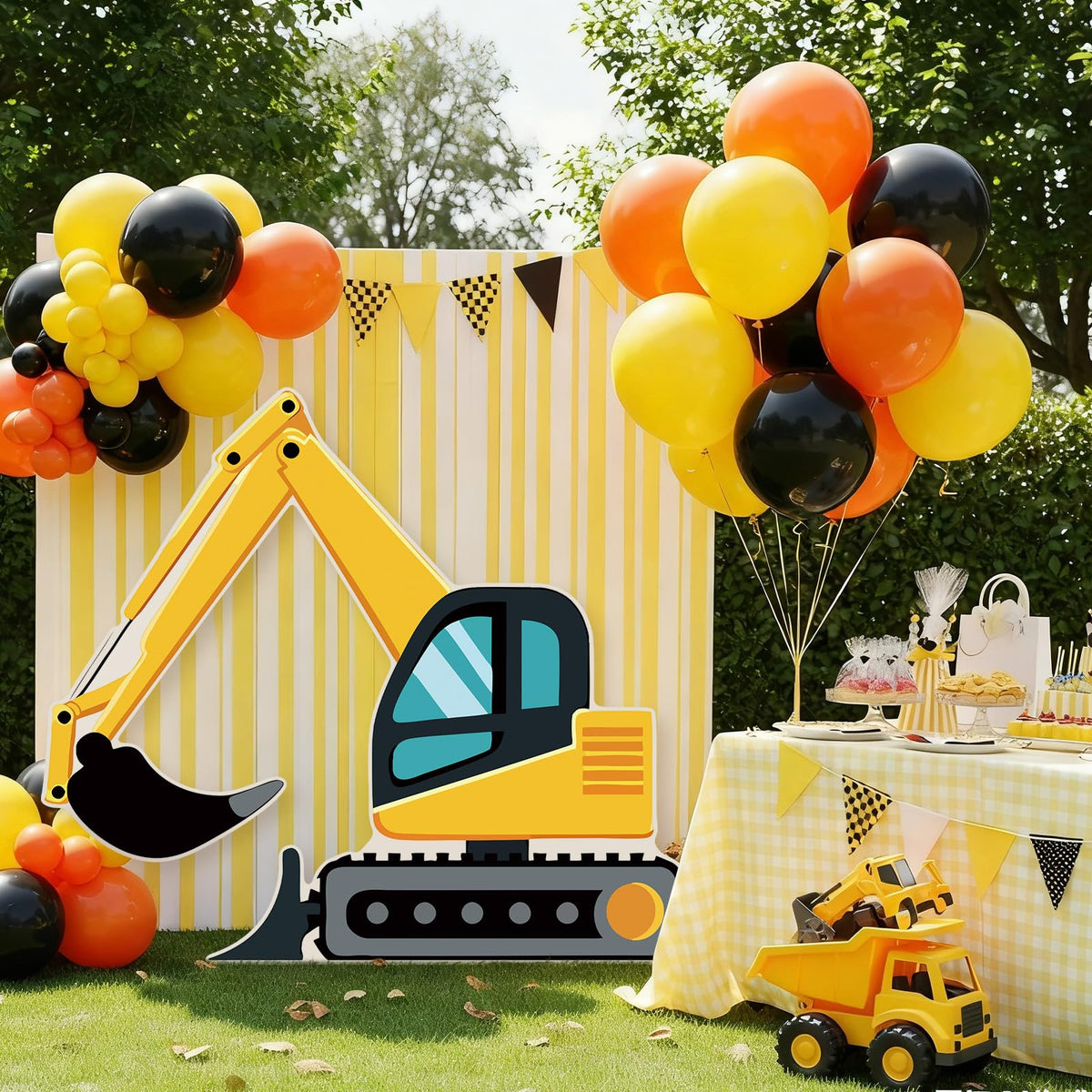 Construction Theme Birthday Party Decorations 35 x 15 Inches - Weysat Official Imagery - 6