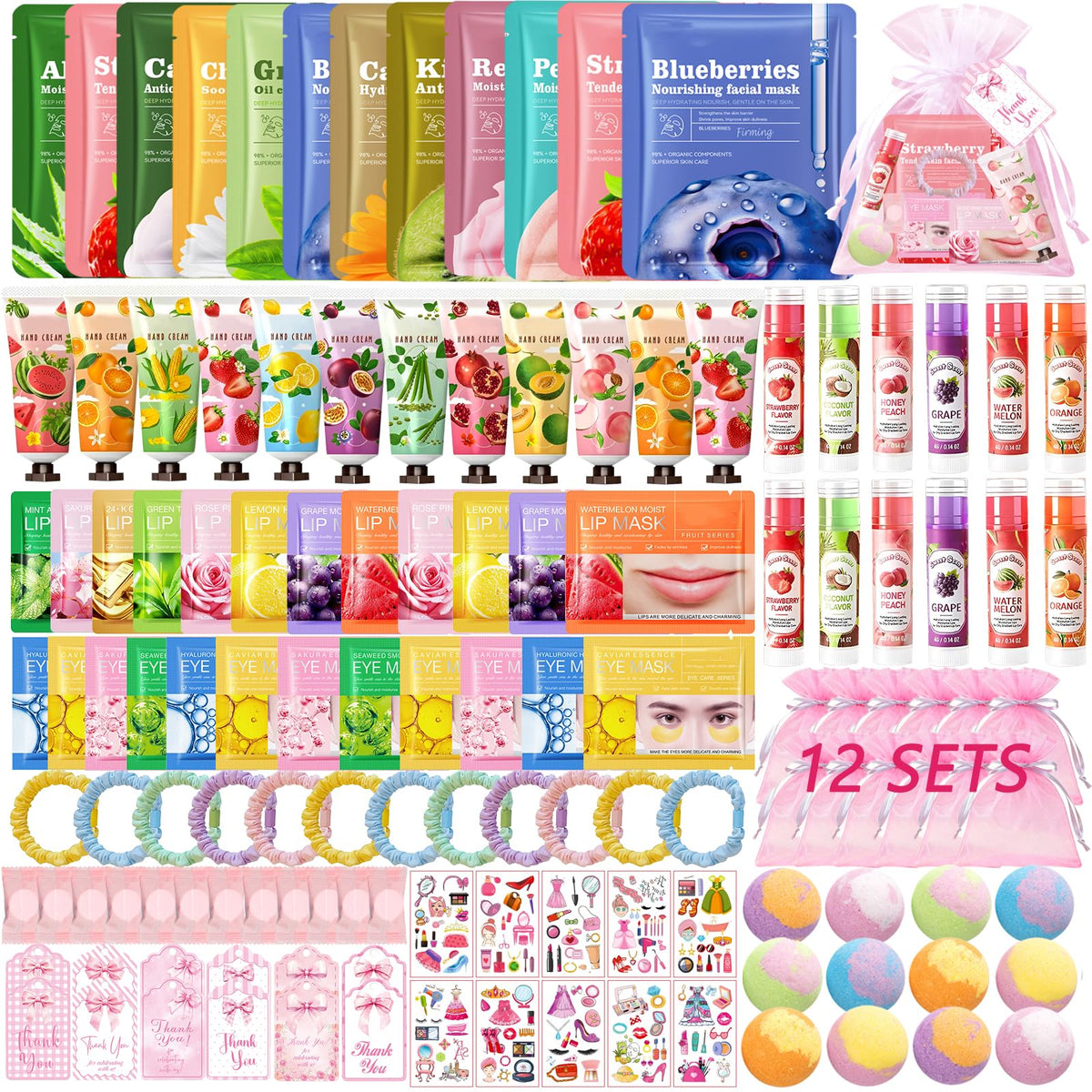 132 PCS Spa Party Supplies for Girls Spa Party Favors - SSGP Official Imagery - 2