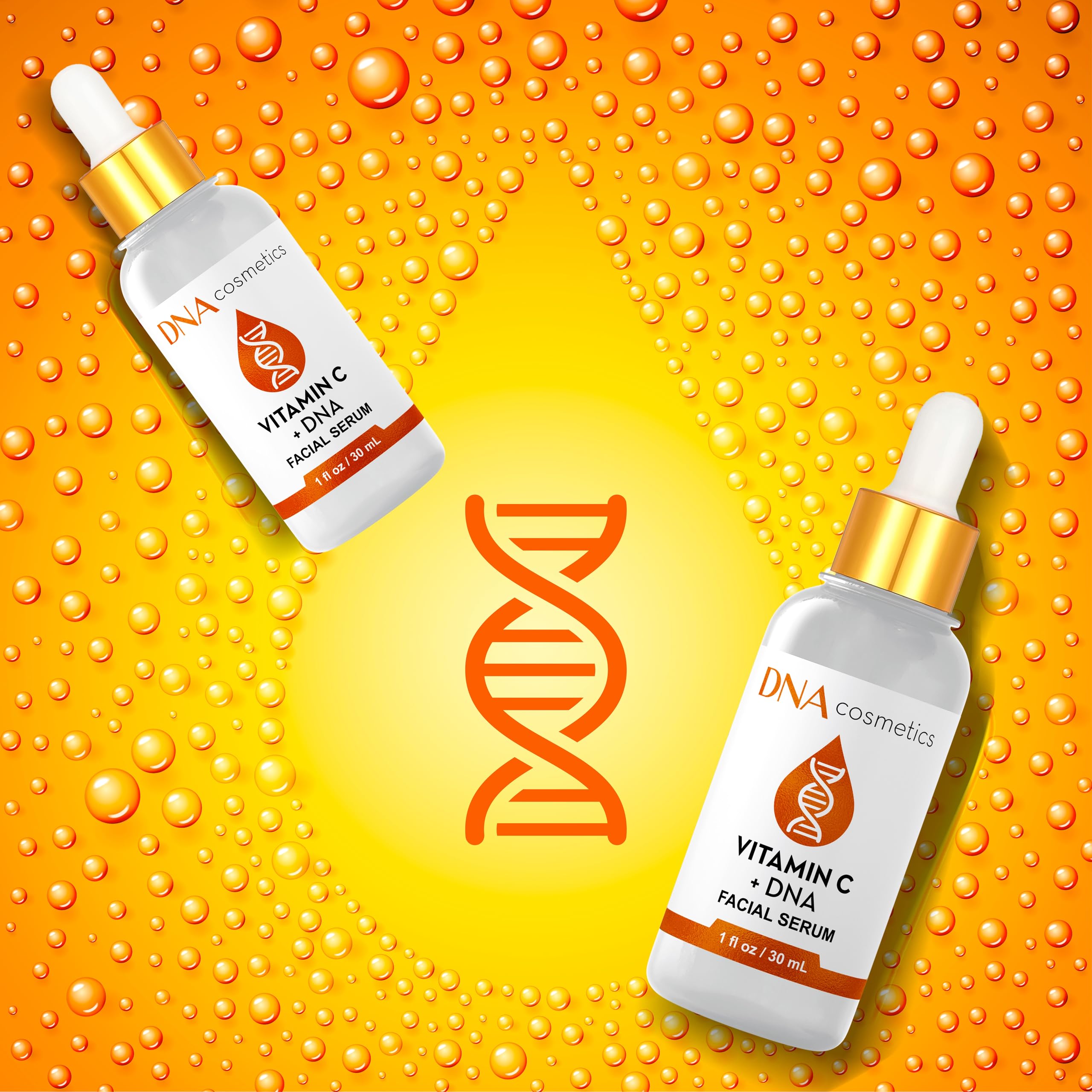 Vitamin C Face Serum with PDRN DNA Repair Technology – Vitamin - DNA Cosmetics