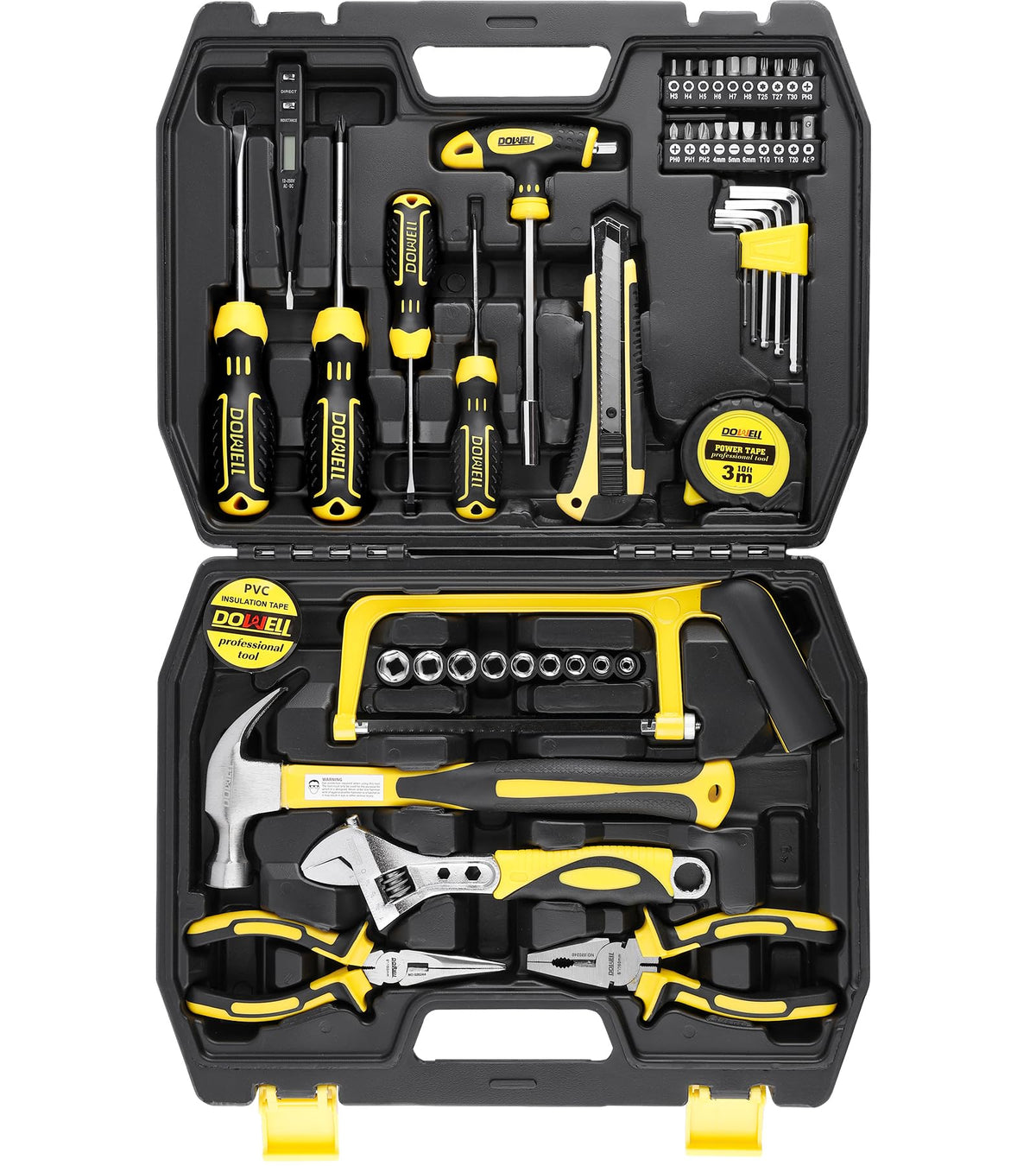 DOWELL Tool Set 49 Piece Home Repair Hand Tool Kit with - DOWELL Official Imagery - 2