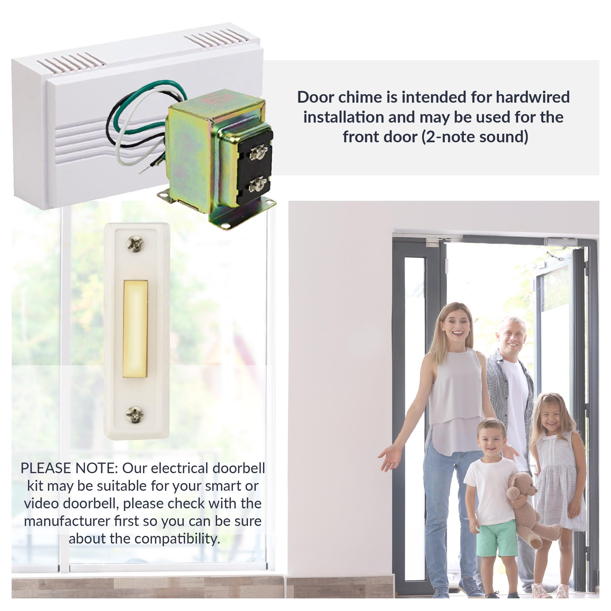 Newhouse Hardware Hardwired Chime Kit with 16-Volt/30VA Transform - Newhouse Hardware Official Product View 6
