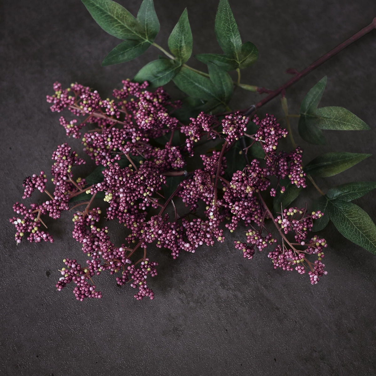 6Pcs 17 Lifelike Artificial Nandina Berry Stems for Vase - Juxdp Official Imagery - 8