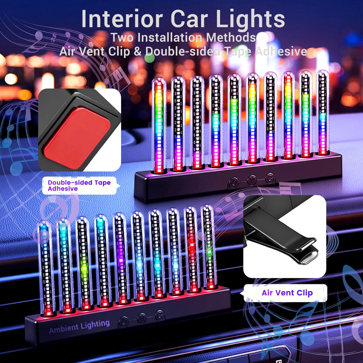 Audio Visualizer Gadget Rechargeable RGB Sound Activated - BSOD Official Imagery - 4