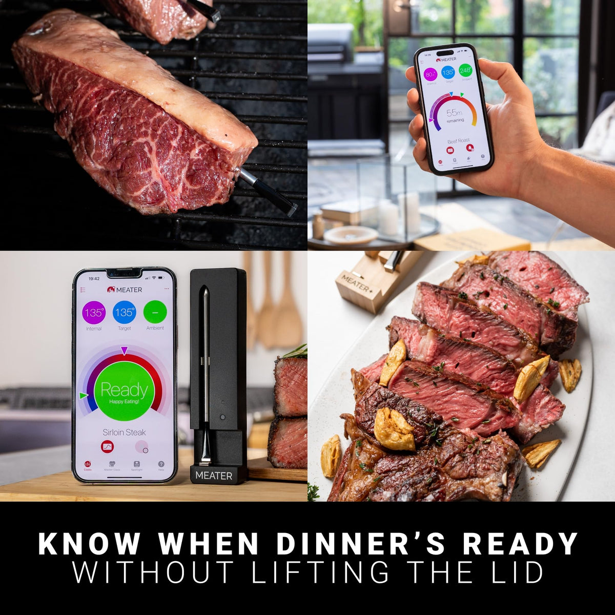 MEATER SE Wireless Smart Meat Thermometer Black Bluetooth - Premium Selection Official Imagery - 3