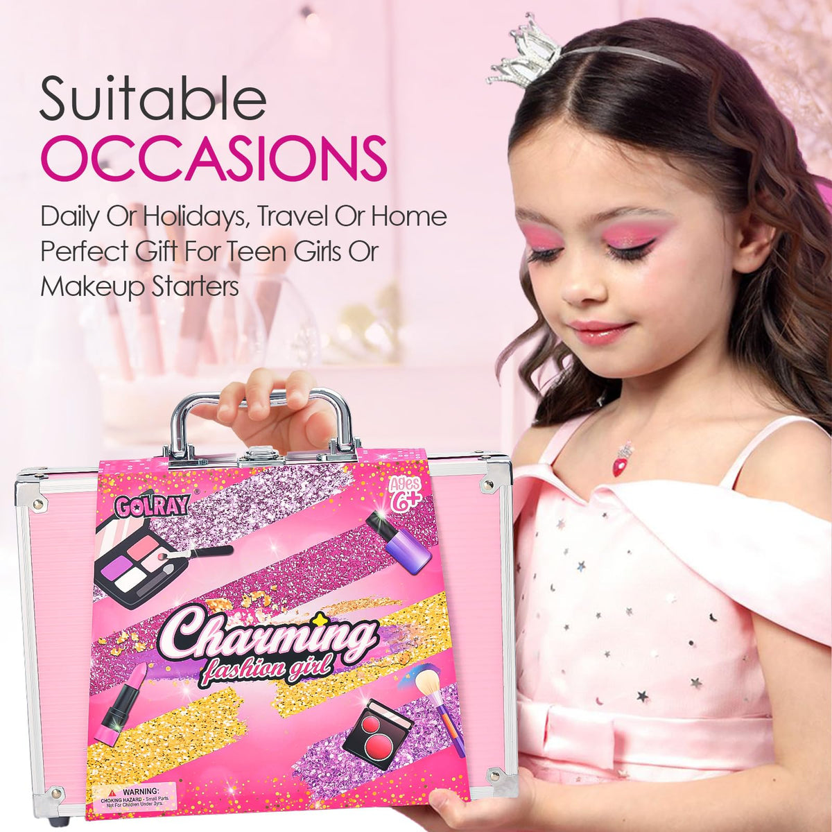 Golray Teen Makeup Kit for Girls Ages 8 12 Starter Full Make - Golray Official Imagery - 8