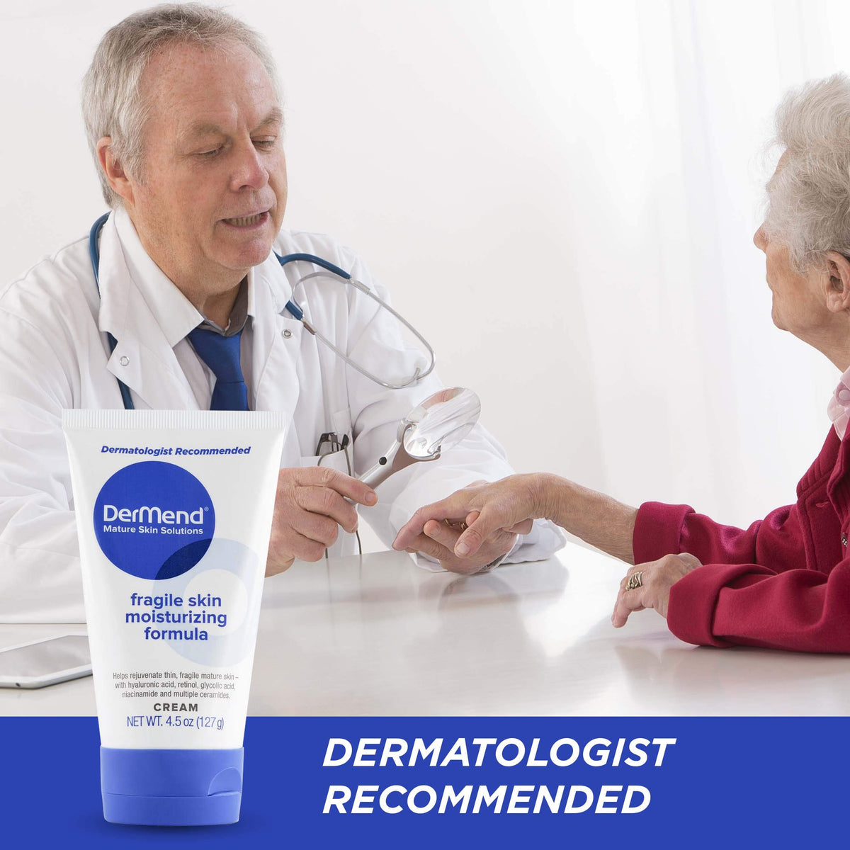 DerMend Fragile Skin Moisturizer 4 5 oz - Dermend Official Imagery - 8