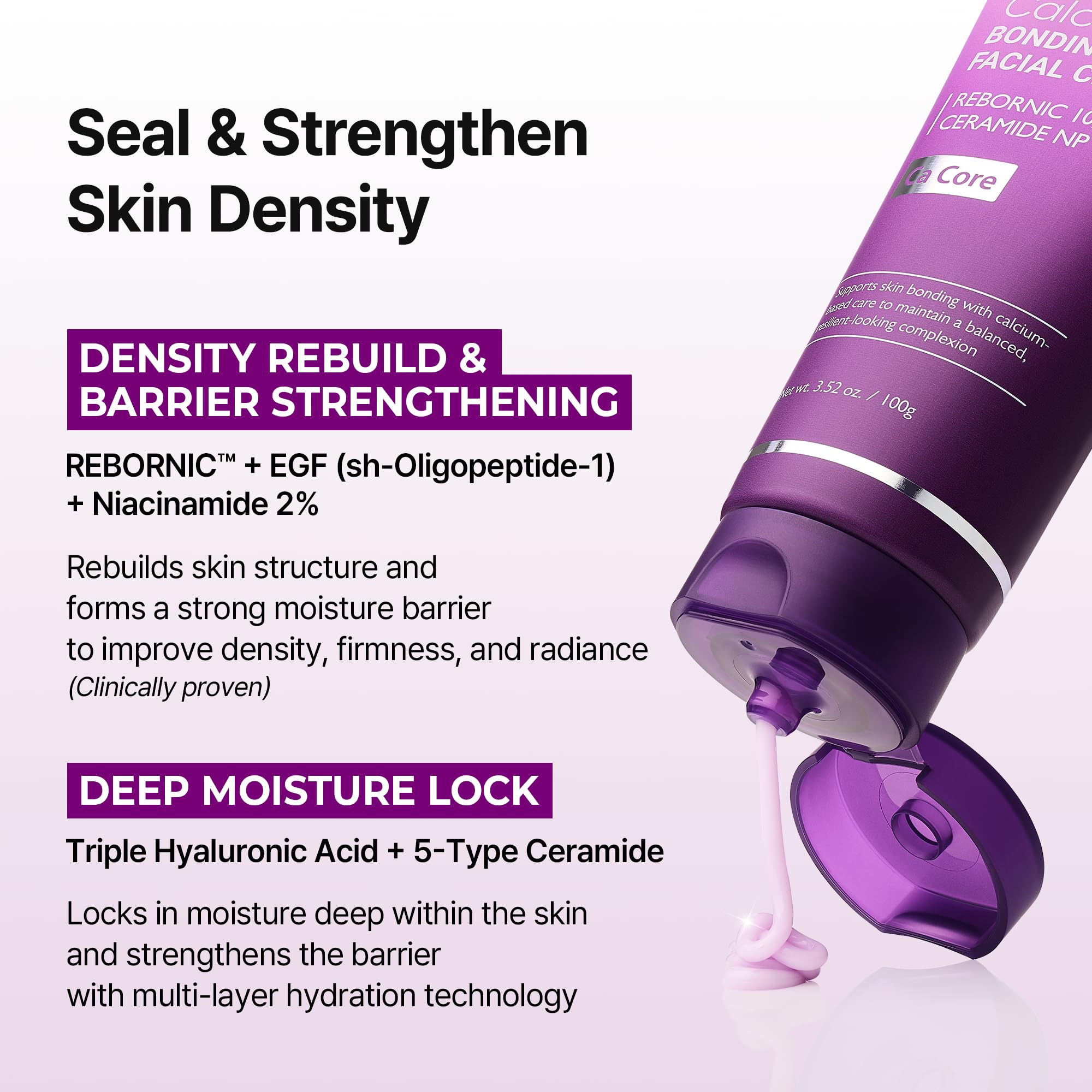 Dr.Melaxin Calcium Bonding Facial Cream, 3.38 fl.oz - Dr.Melaxin
