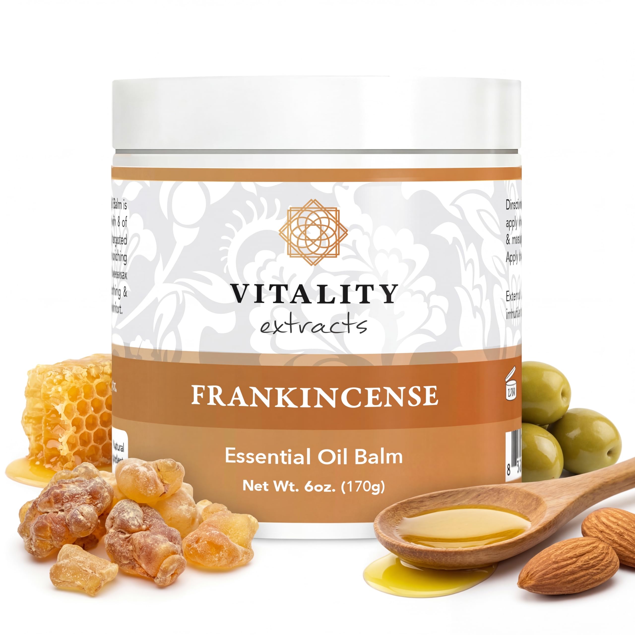 Vitality Frankincense Balm 6oz – Beeswax Moisturizer
