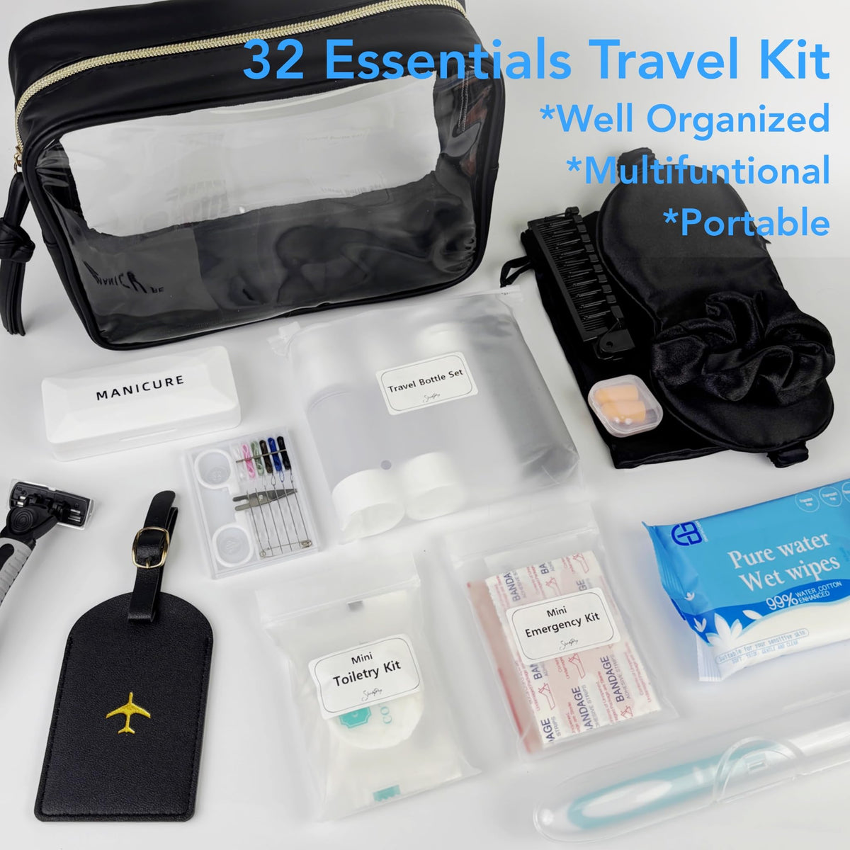 Travel Kit For Wedding And Honeymoon Emergency 32 Essential - SlendyPop Official Imagery - 3