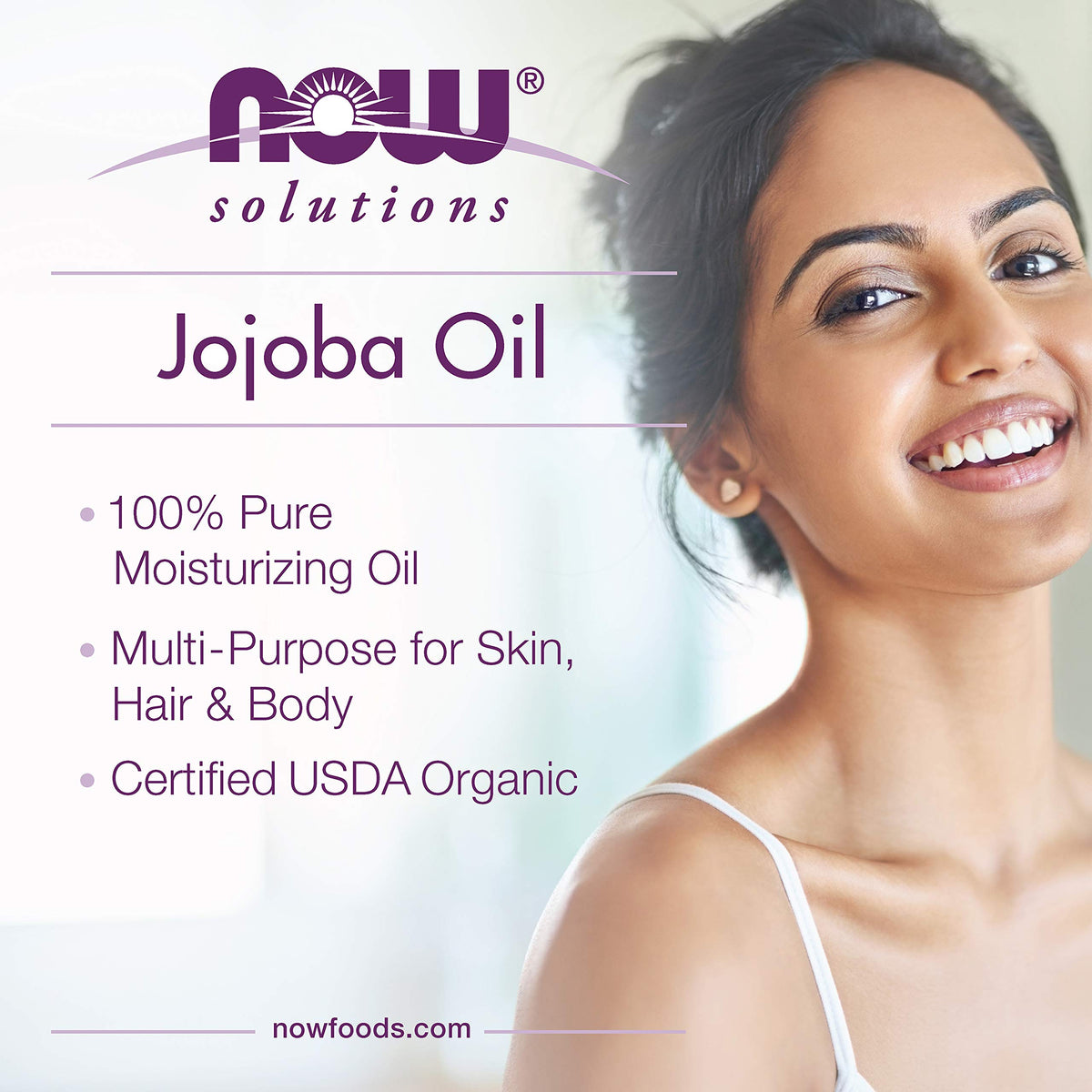 NOW Foods Solutions Jojoba Oil 100 Pure Moisturizing Multi - NOW Official Imagery - 5