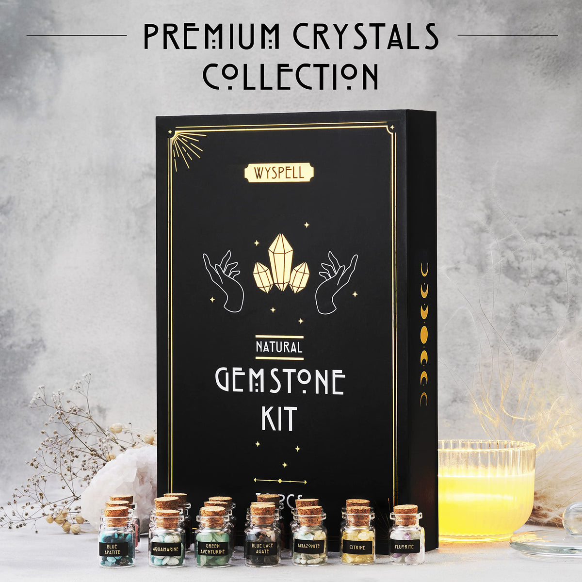 Healing rystals in Spell Jars 30 PCS - Wyspell Official Imagery - 4