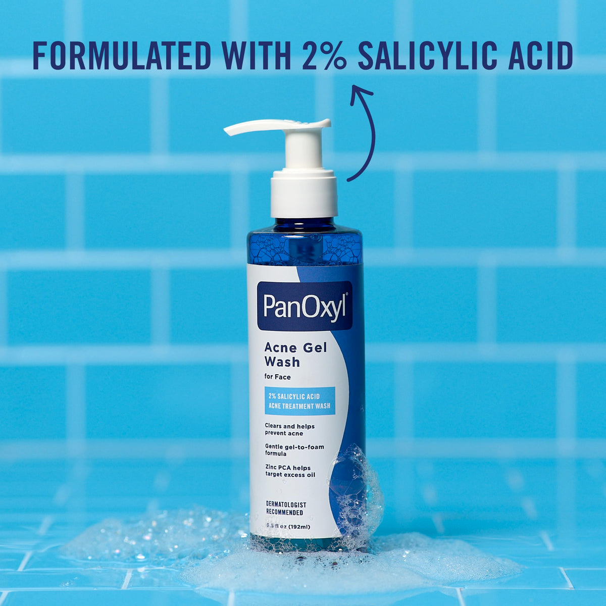 PanOxyl Acne Gel Wash 2 Salicylic Acid For Face 6 5 fl oz - PanOxyl Official Imagery - 4