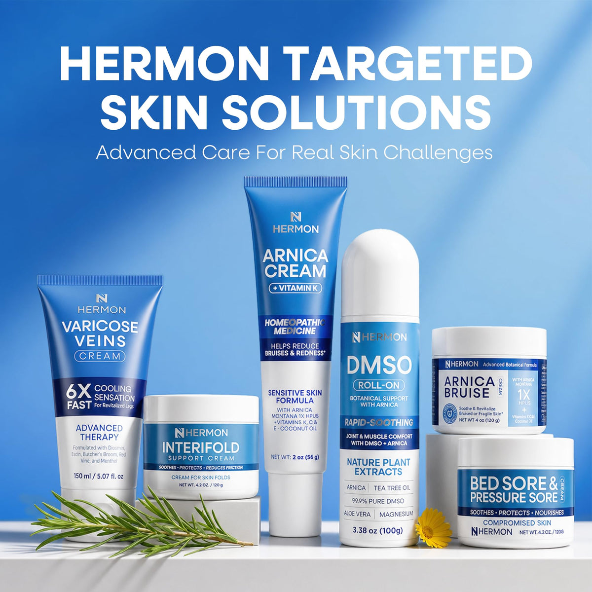 Hermon Intertrigo Cream for Skin Folds Skin Care Chafing - Hermon Official Imagery - 8
