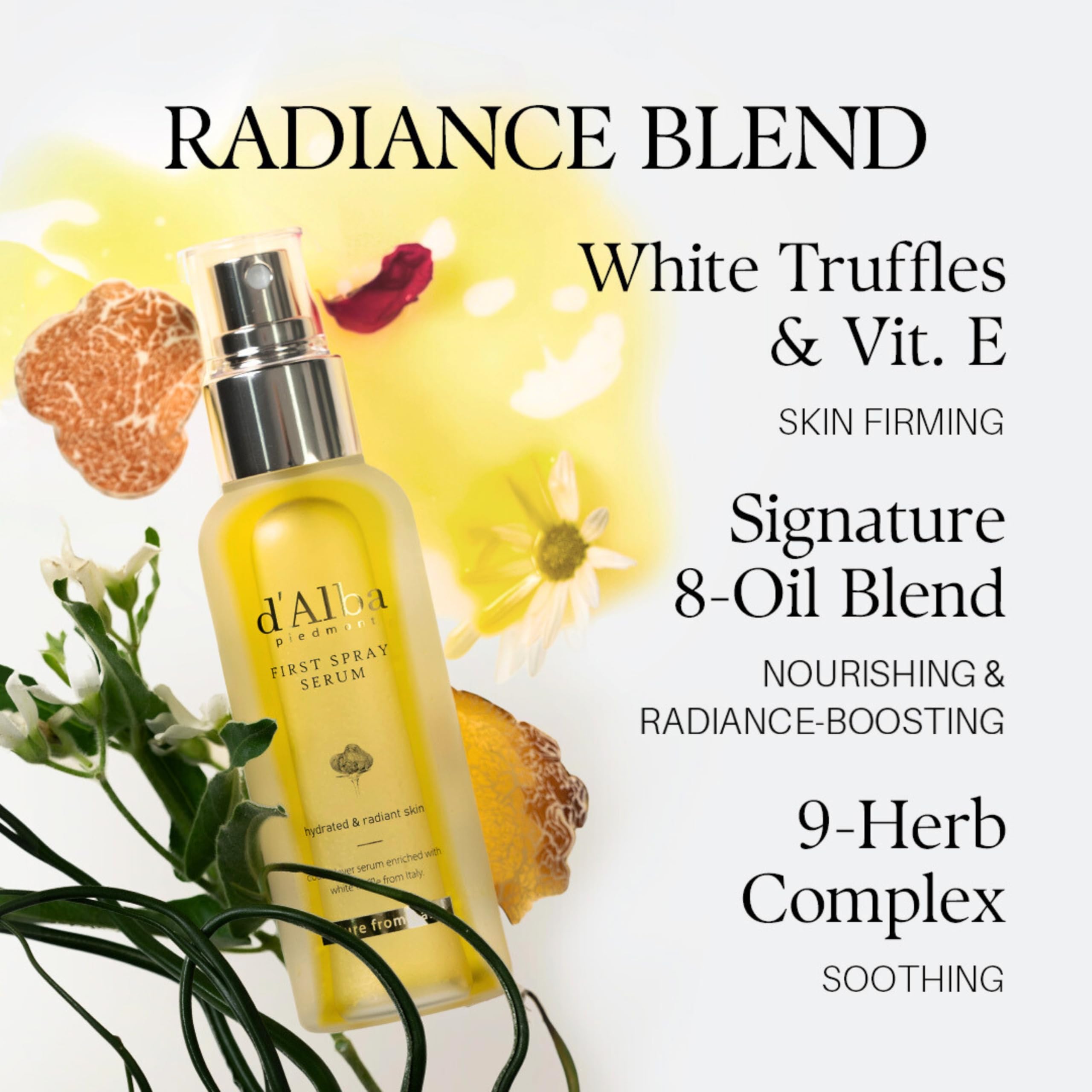 d'alba Piedmont Italian White Truffle First Spray Serum - d'alba Piedmont