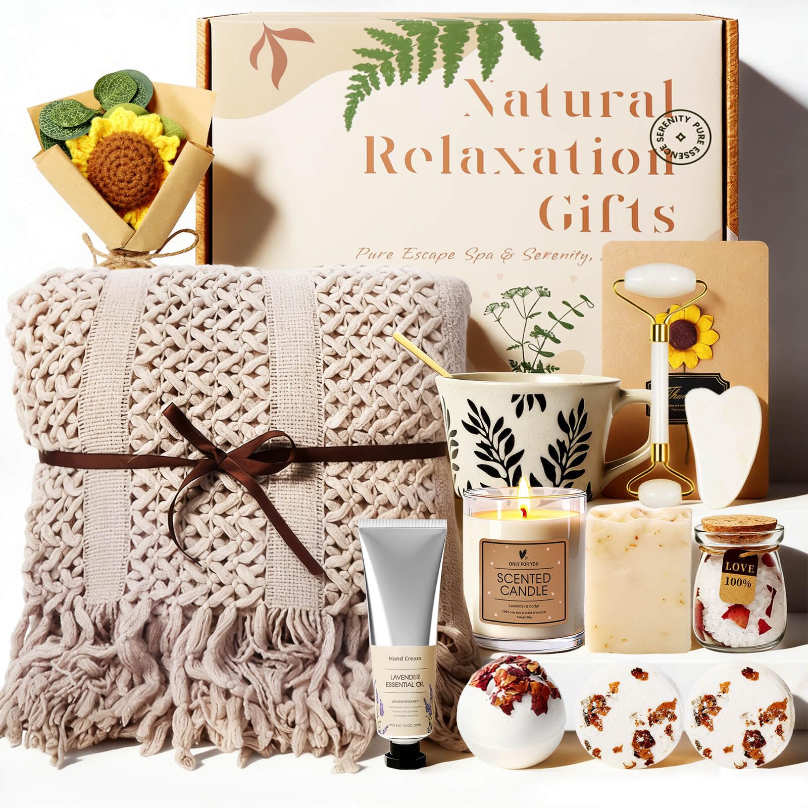 Birthday Gift for Women, Get Well Soon Self Care Package, Unique - Product Imagery