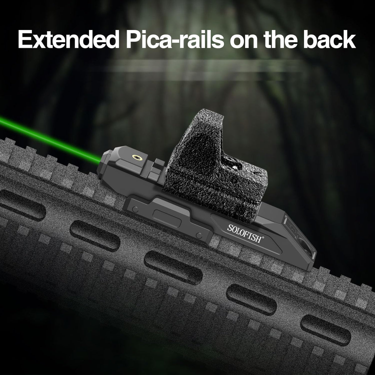 Laser Sight with Strobe Momentary Function for Rifle - Solofish Official Imagery - 3
