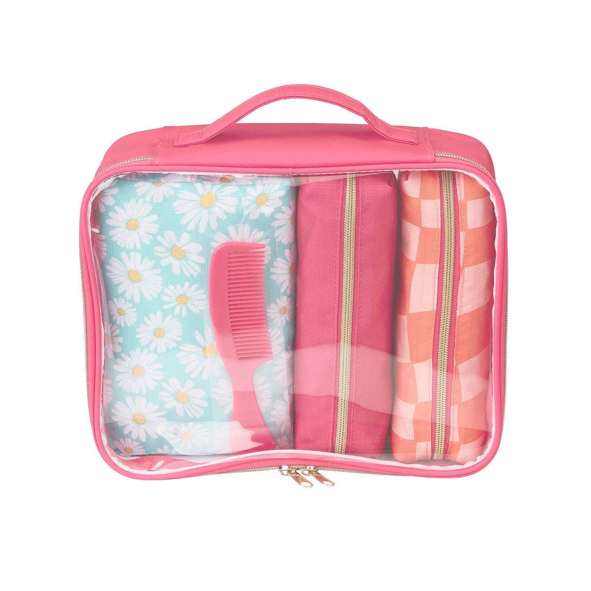 Conair 5 Piece Toiletry and Cosmetic Bag Set Under 30 - Conair Official Imagery - 2