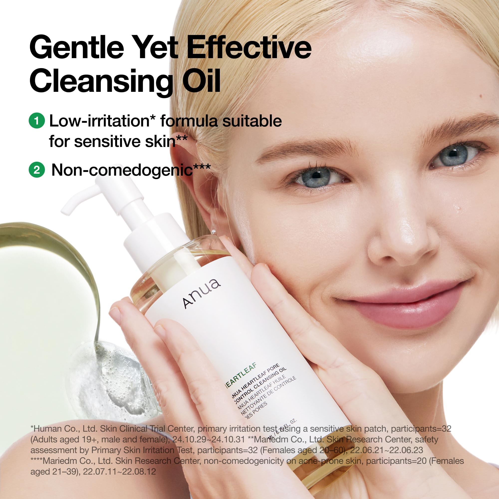 Anua Heartleaf Pore Control Cleansing Oil, Korean Skincare, 6.76 fl.oz - ANUA Official Product View 5