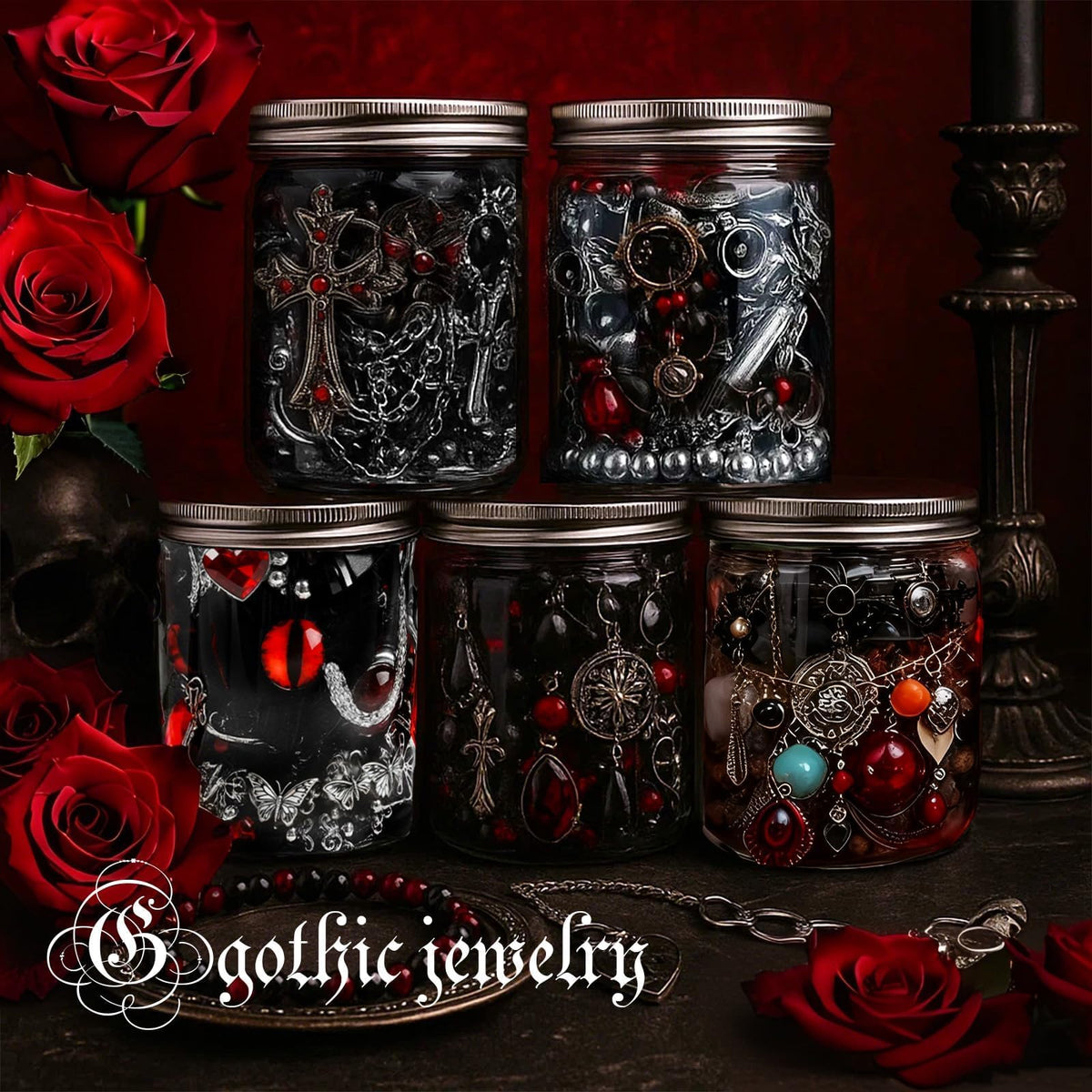 SMUOBT Mystery Jewelry Jar Box Set Surprise Jewelry Gift for - SMUOBT Official Imagery - 4
