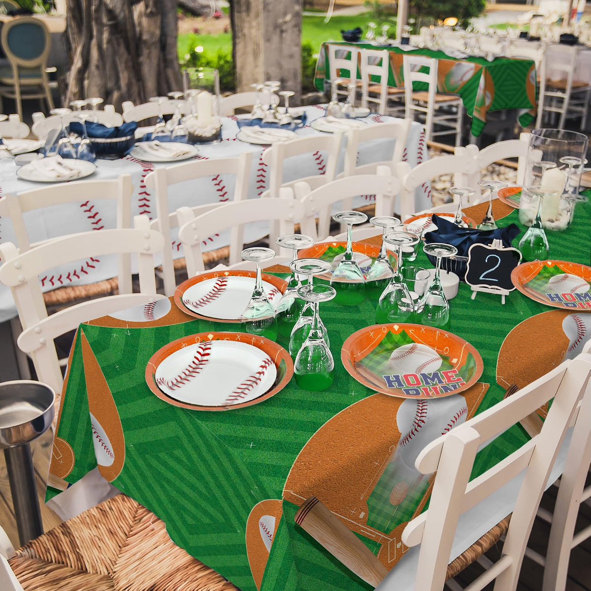 Baseball Party Supplies Kit for 24 - Gatherfun Official Imagery - 8