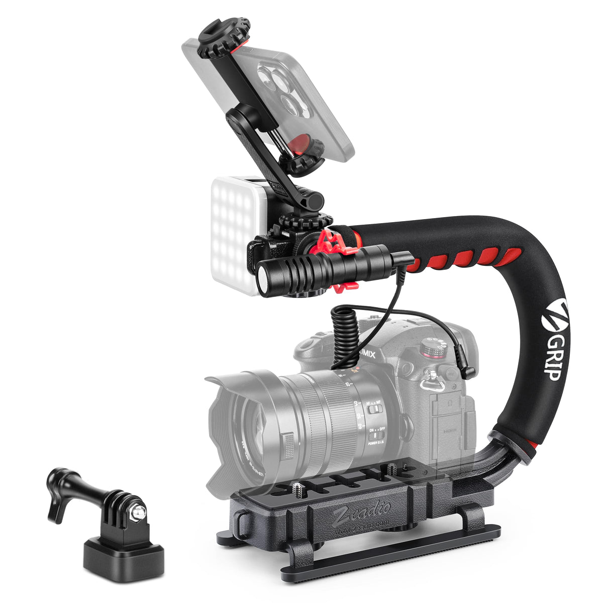 Zeadio Video Action Stabilizing Handle Grip Handheld - Zeadio Official Imagery - 8