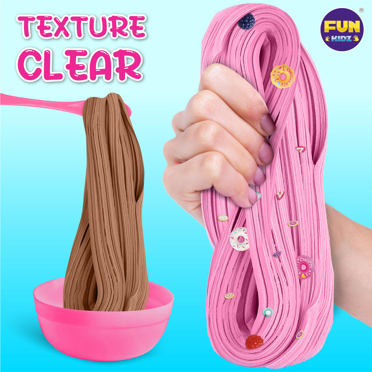Gift Butter Slime Kit for Girls 10 12 FunKidz Ice Cream Soft - FUN KIDZ Official Imagery - 6