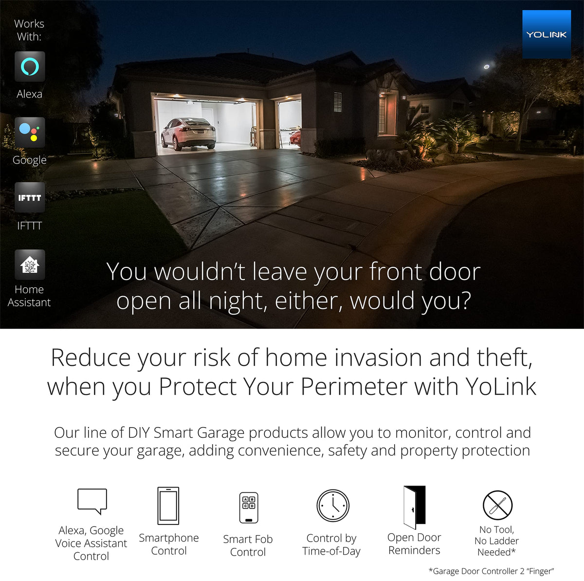 Smart Garage Door Kit with YoLink Hub - YoLink Official Imagery - 8