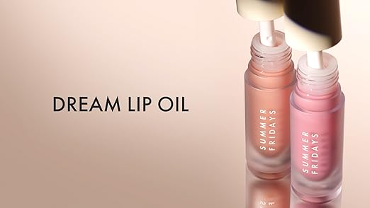 Summer Fridays Dream Lip Oil - Hydrating Tinted Lip Gloss Oil... - Product Imagery