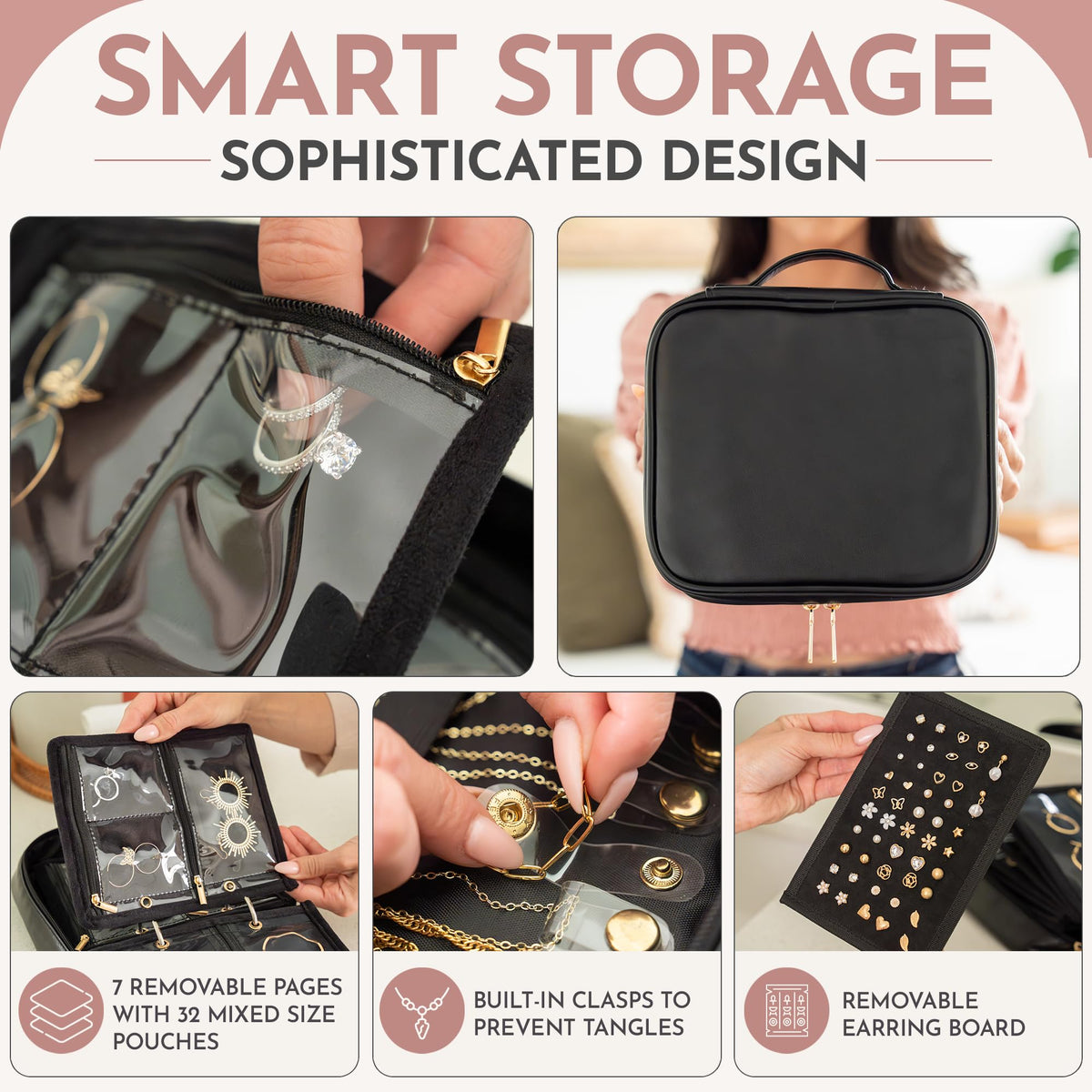 Travel Jewelry Organizer Case - Placekeeper co. Official Imagery - 6