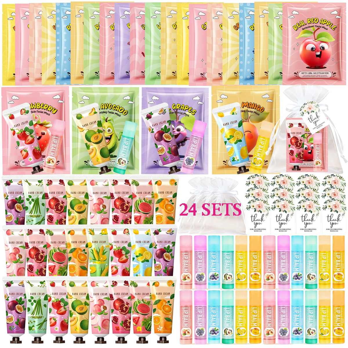 120 Pcs Bulk Gifts For Women Bulk Facial Masks Hand Cream - CKIVTNO Official Imagery - 2
