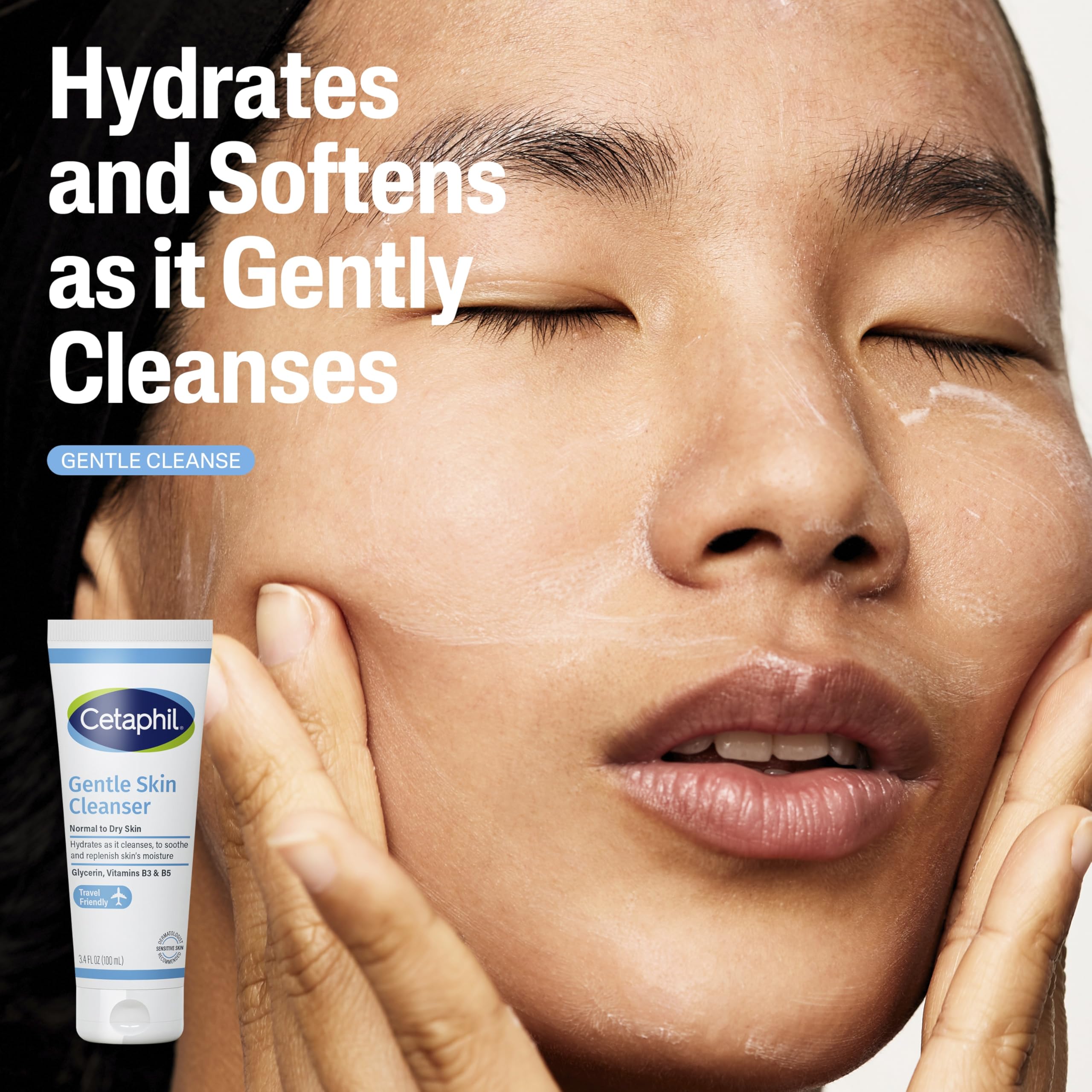 Cetaphil Sensitive Skin Gift Set, Gentle Cleanser &amp; - Cetaphil