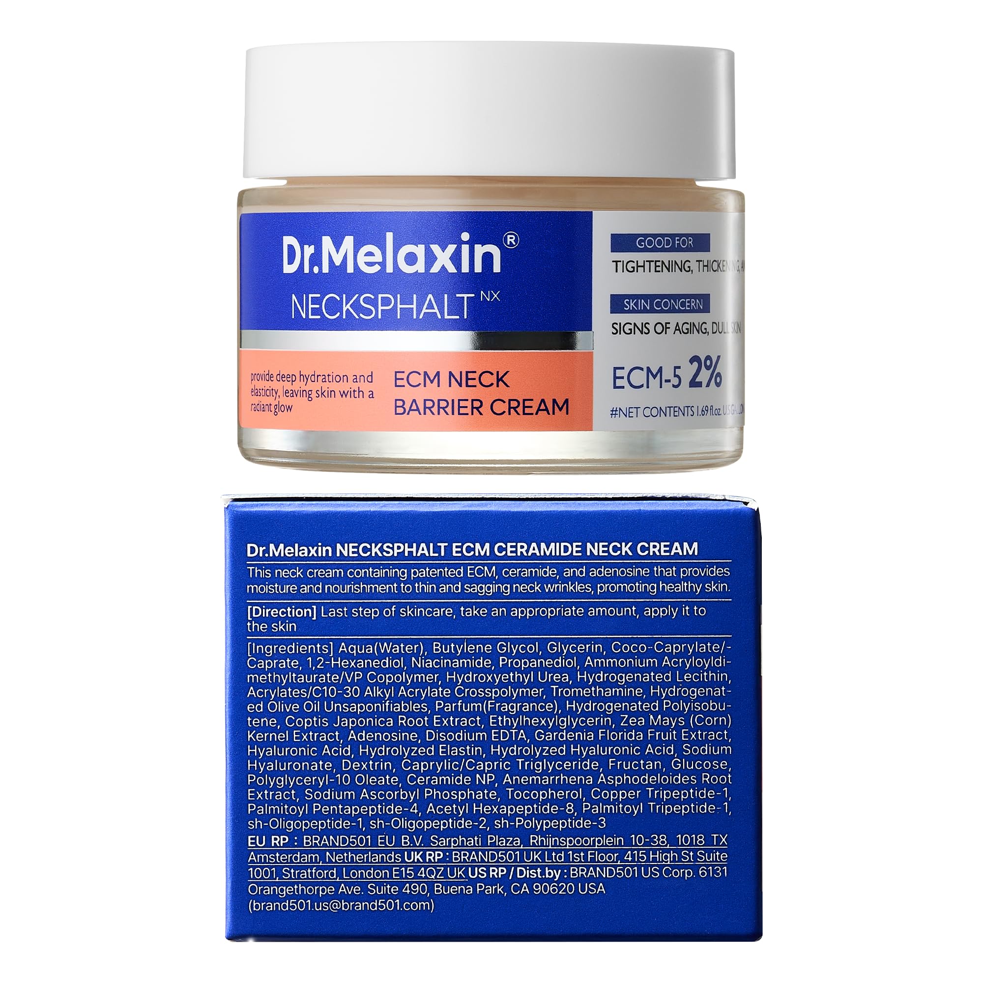 Dr.Melaxin Necksphalt Firming Cream with ECM - 5 20 & 000ppm & Firming & Lifting Neck - Dr.Melaxin Official Product View 8