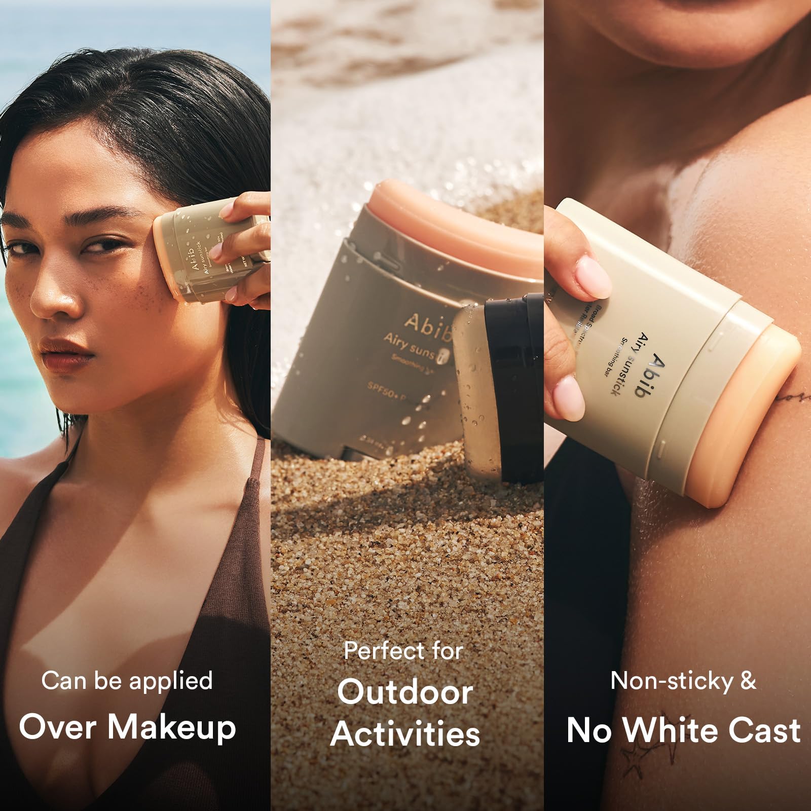 Abib Airy Sunstick Protection Bar DUO SPF50+ Broad Spectrum, - Abib