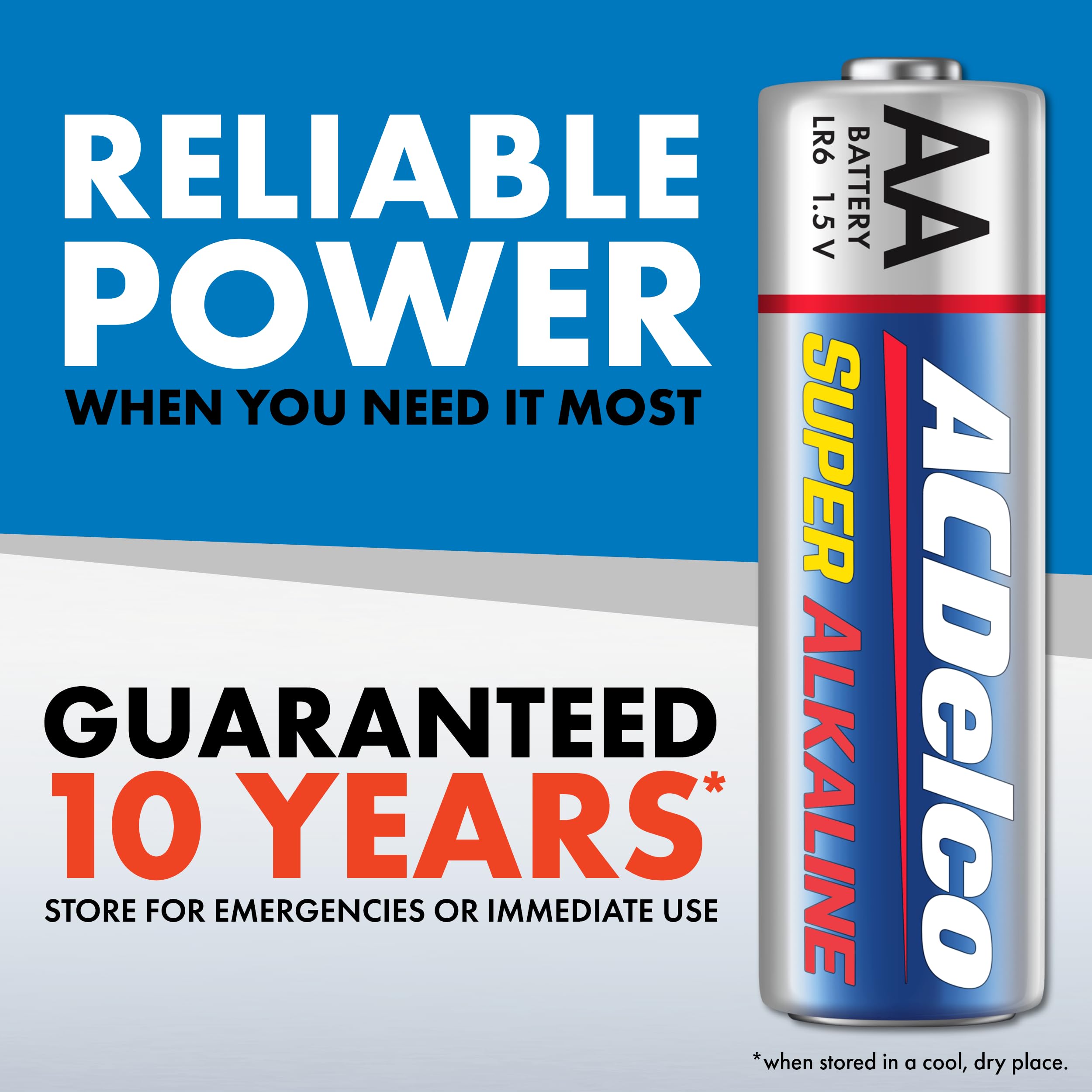 Powermax ACDelco 100-Count AA Batteries, Maximum Power Super Alka - Powermax Official Product View 3