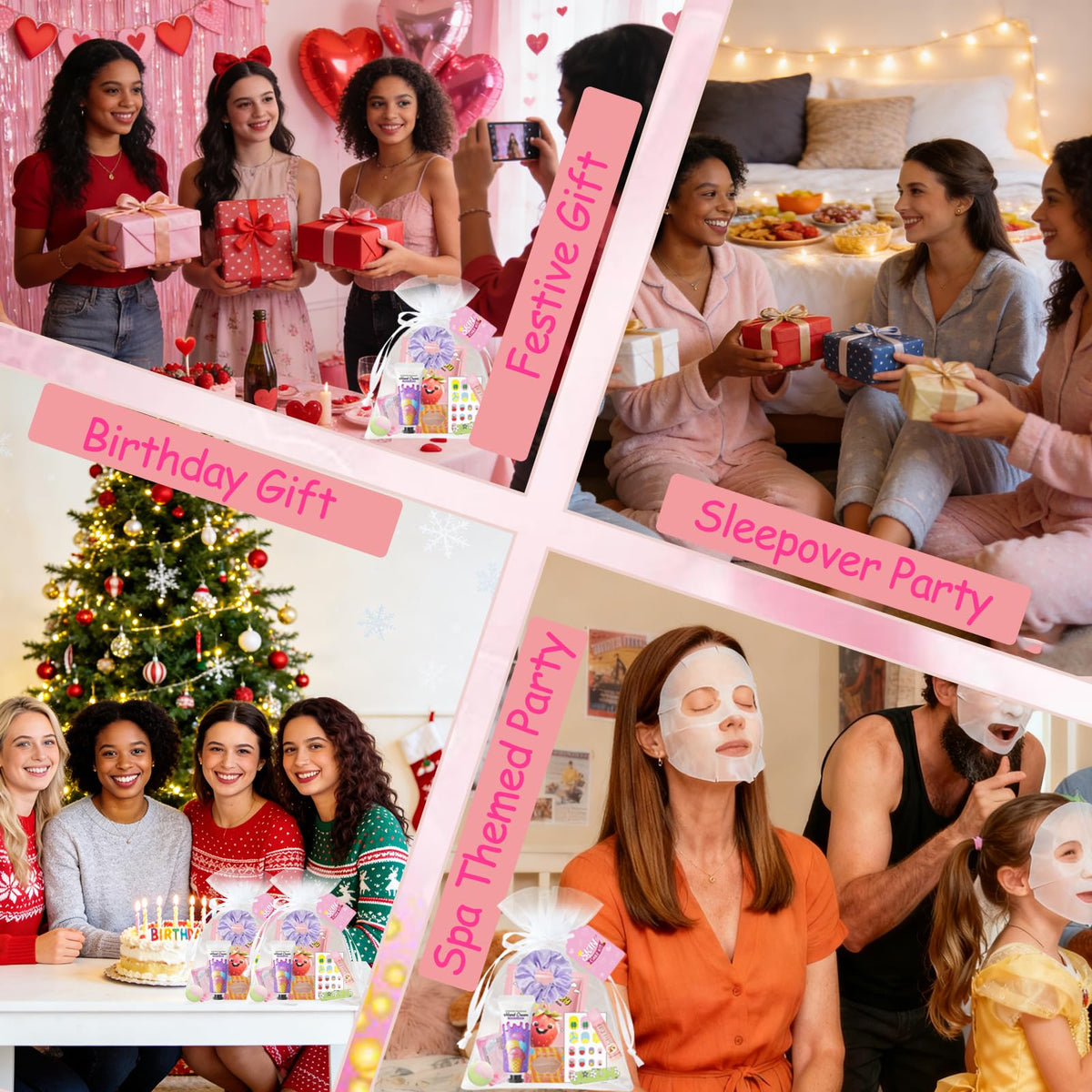 96 PCS Spa Party Supplies for Women Spa Favors Include Face - SSGP Official Product Imagery - 8