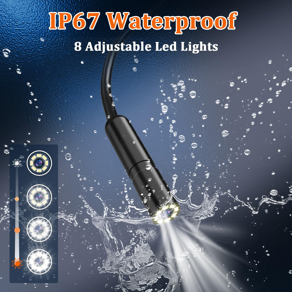 Dual Lens Endoscope with Light Endoscope Camera with Light - Ferdiiz Official Imagery - 5