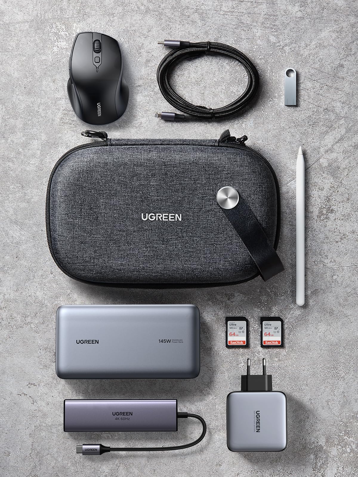 UGREEN Electronics Organizer Travel Case Cable Organizer Bag - UGREEN Official Imagery - 3