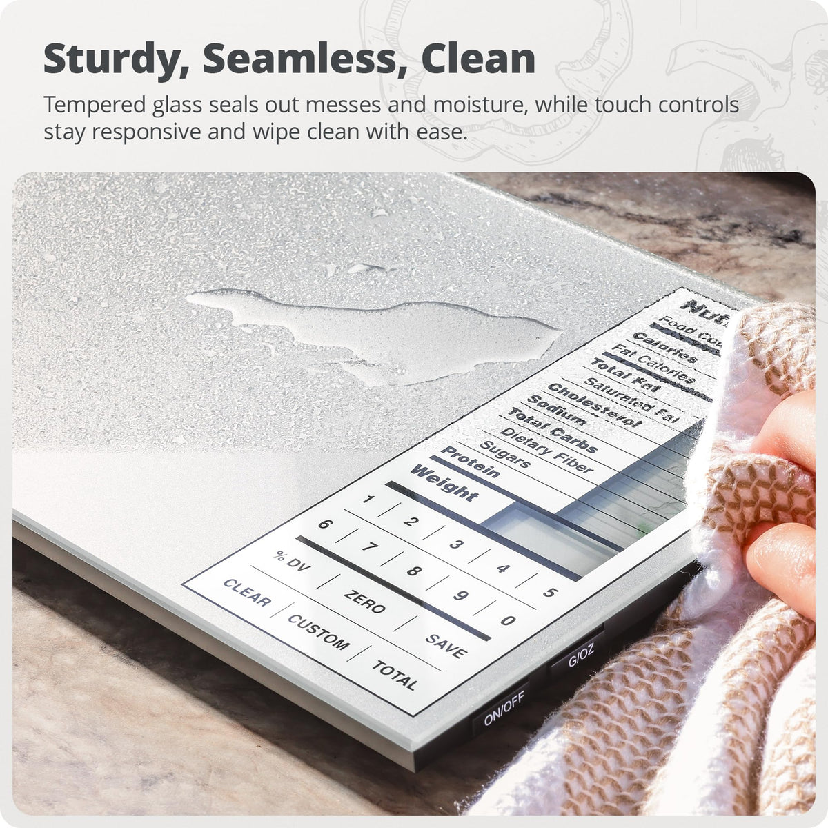 Greater Goods Food Scale with Nutrition Calculator 2 000 - Greater Goods Official Imagery - 6