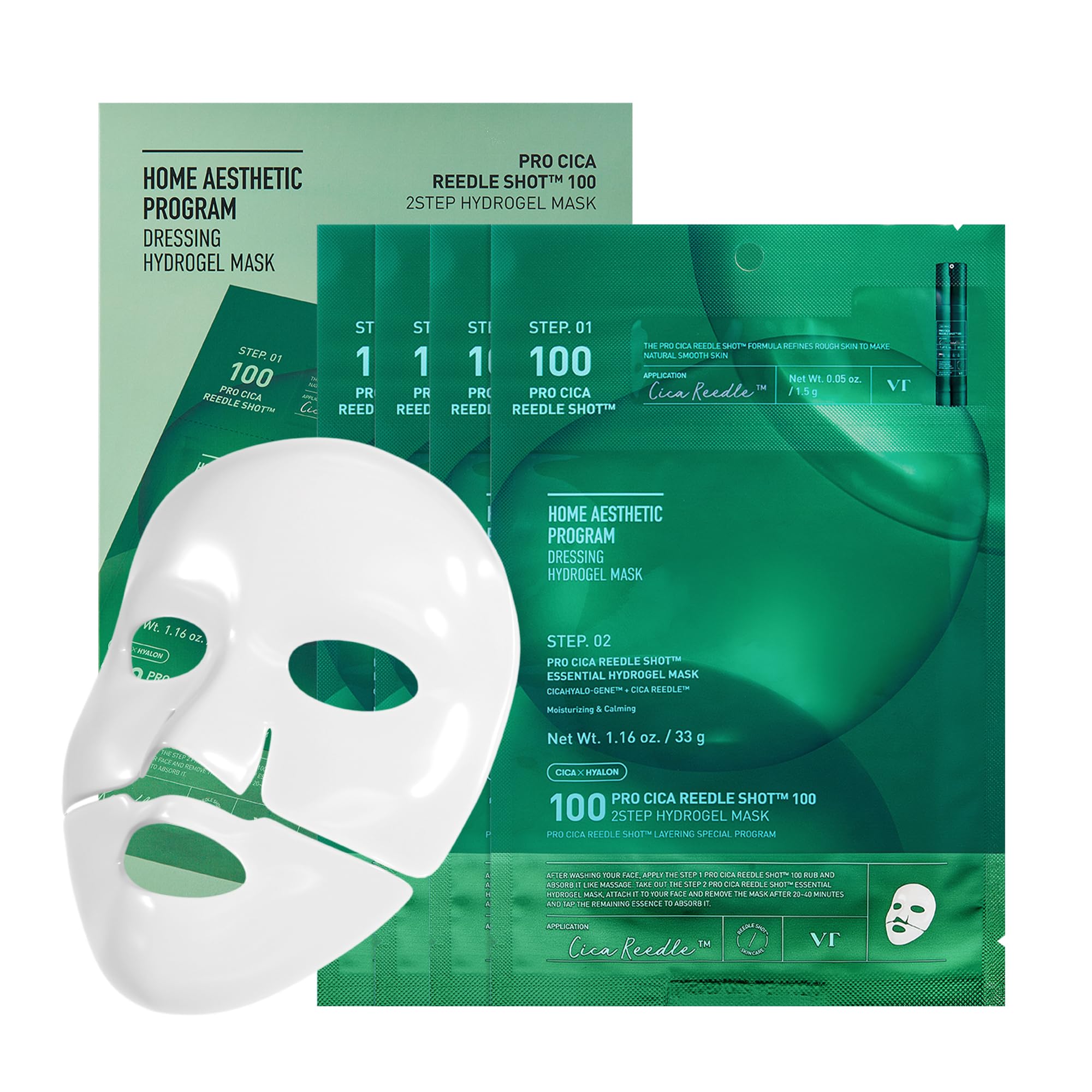 VT COSMETICS PDRN Hydrogel Mask, 4ea - VT COSMETICS