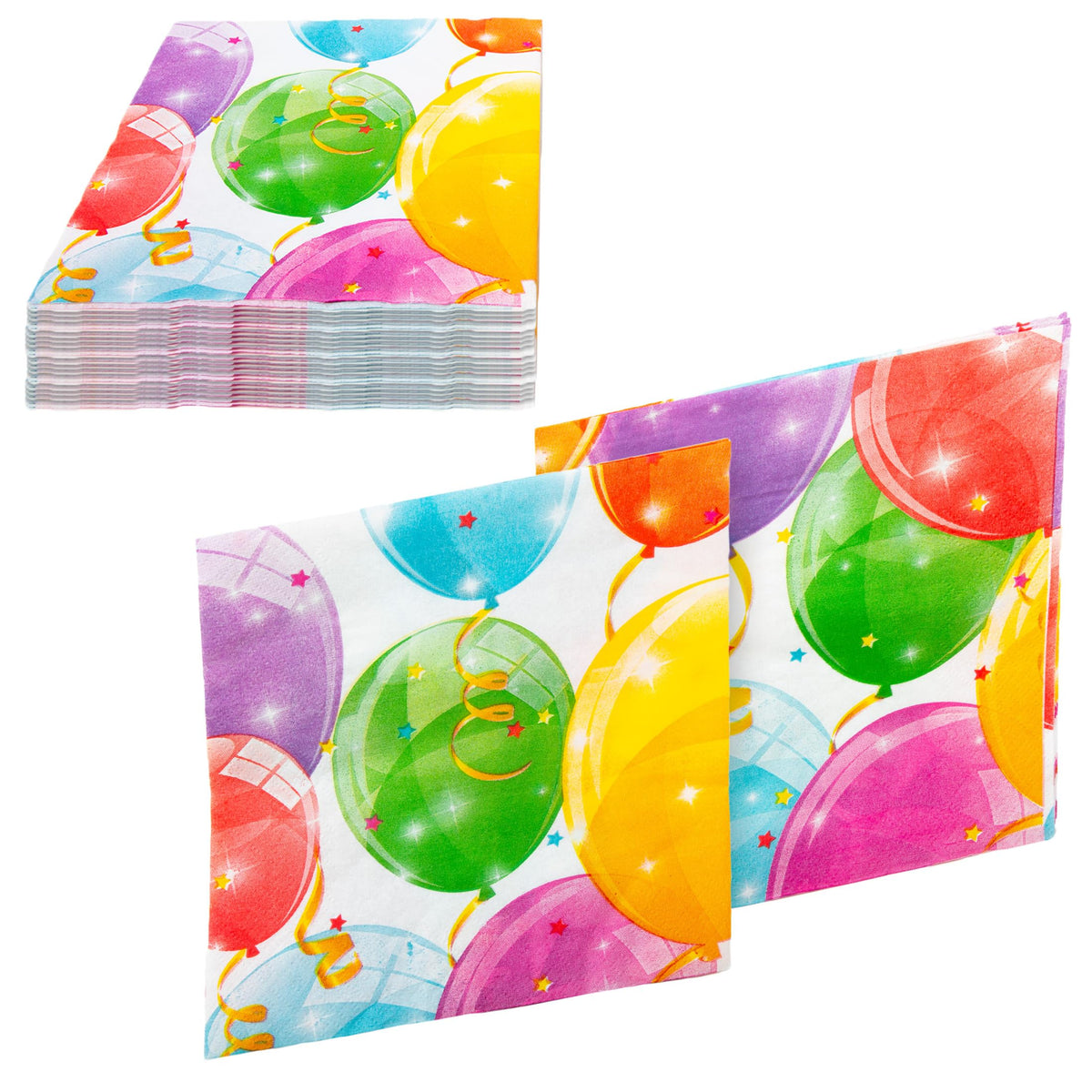 Procos Sparkling Balloon Themed Birthday Party Kit with 8 - Procos Official Imagery - 7
