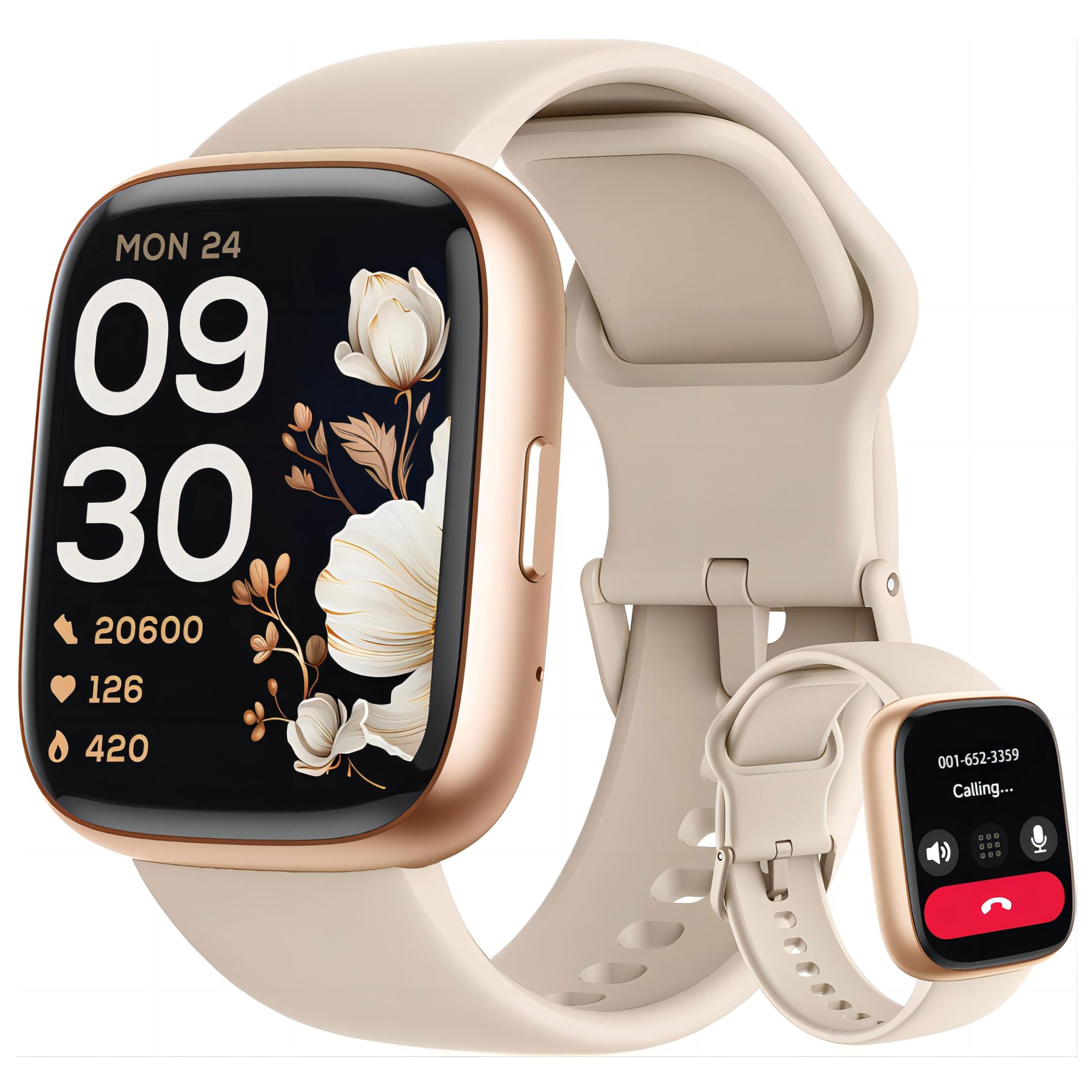 LODIMEKE Smart Watch, Alexa Built-in, Answer/Make Calls 44mm Smartwatc - View 1