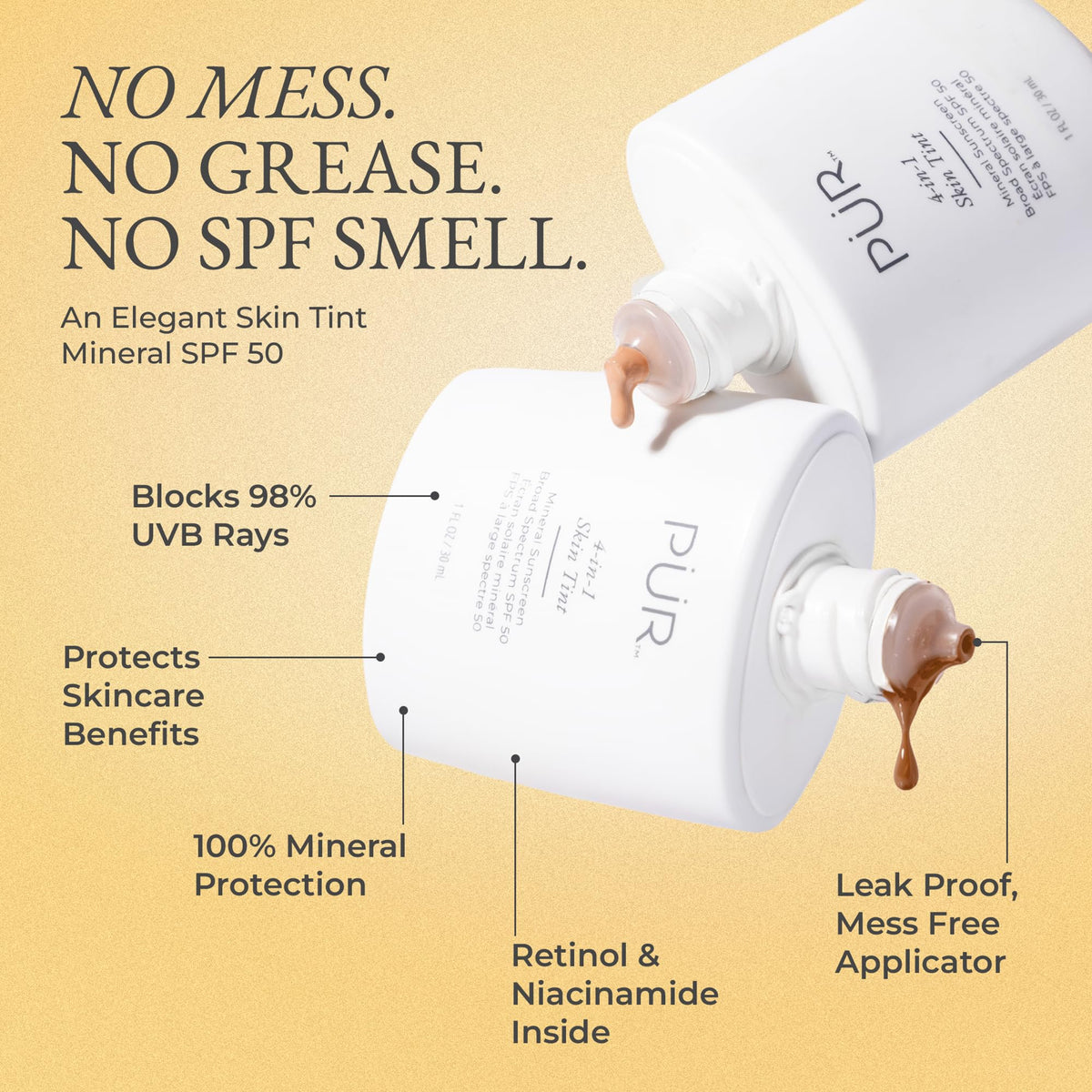 P R MINERALS Tinted Sunscreen for Face 4 in 1 Skin Tint - PÜR MINERALS Official Imagery - 3