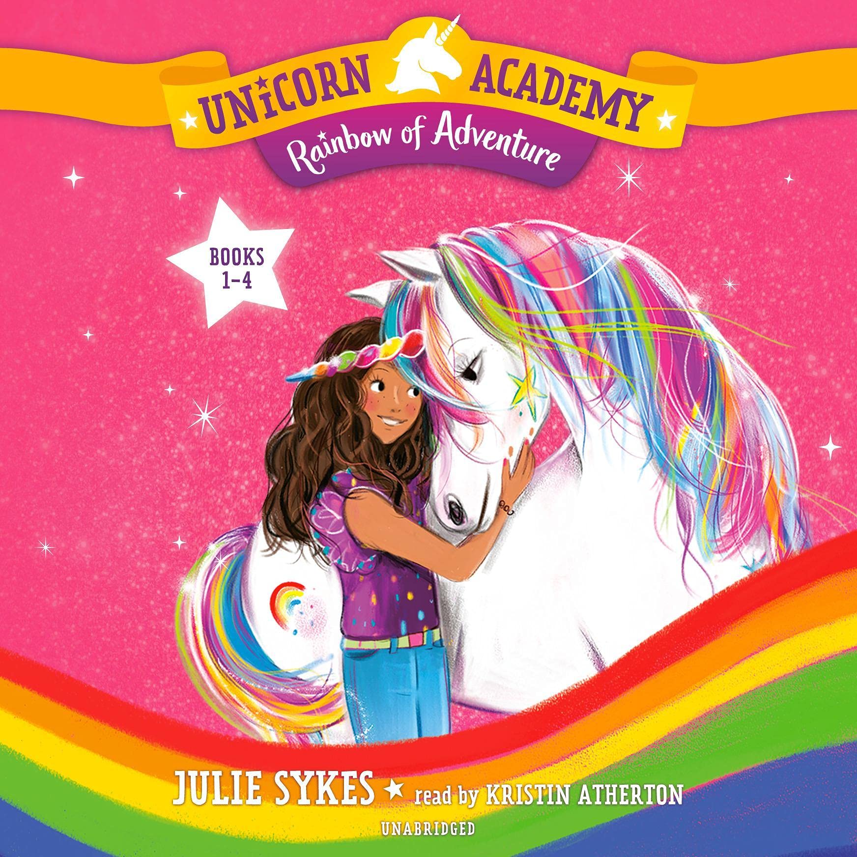 Unicorn Academy: Rainbow of Adventure Audio Set (Books 1-4) - Product Imagery